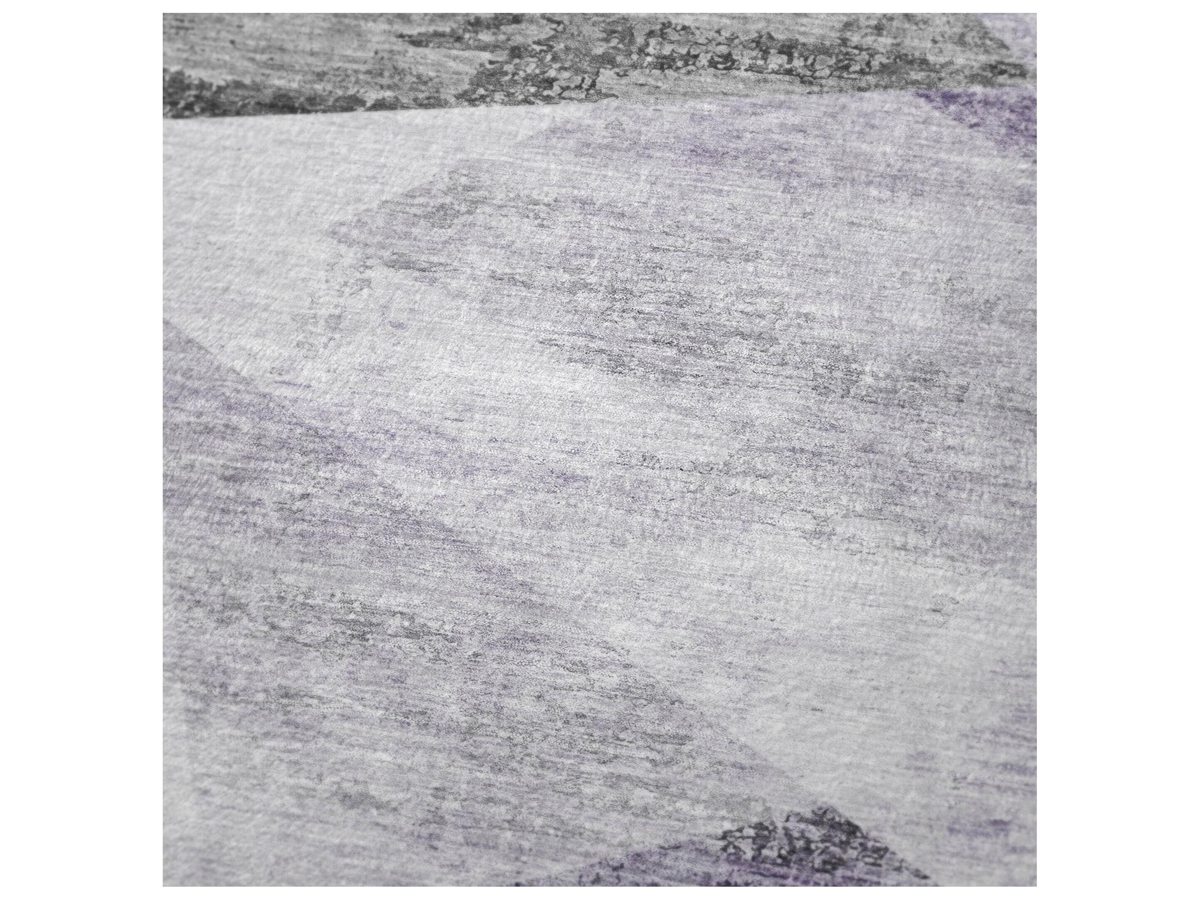 Dalyn Sherpa Purple Polyester Throw