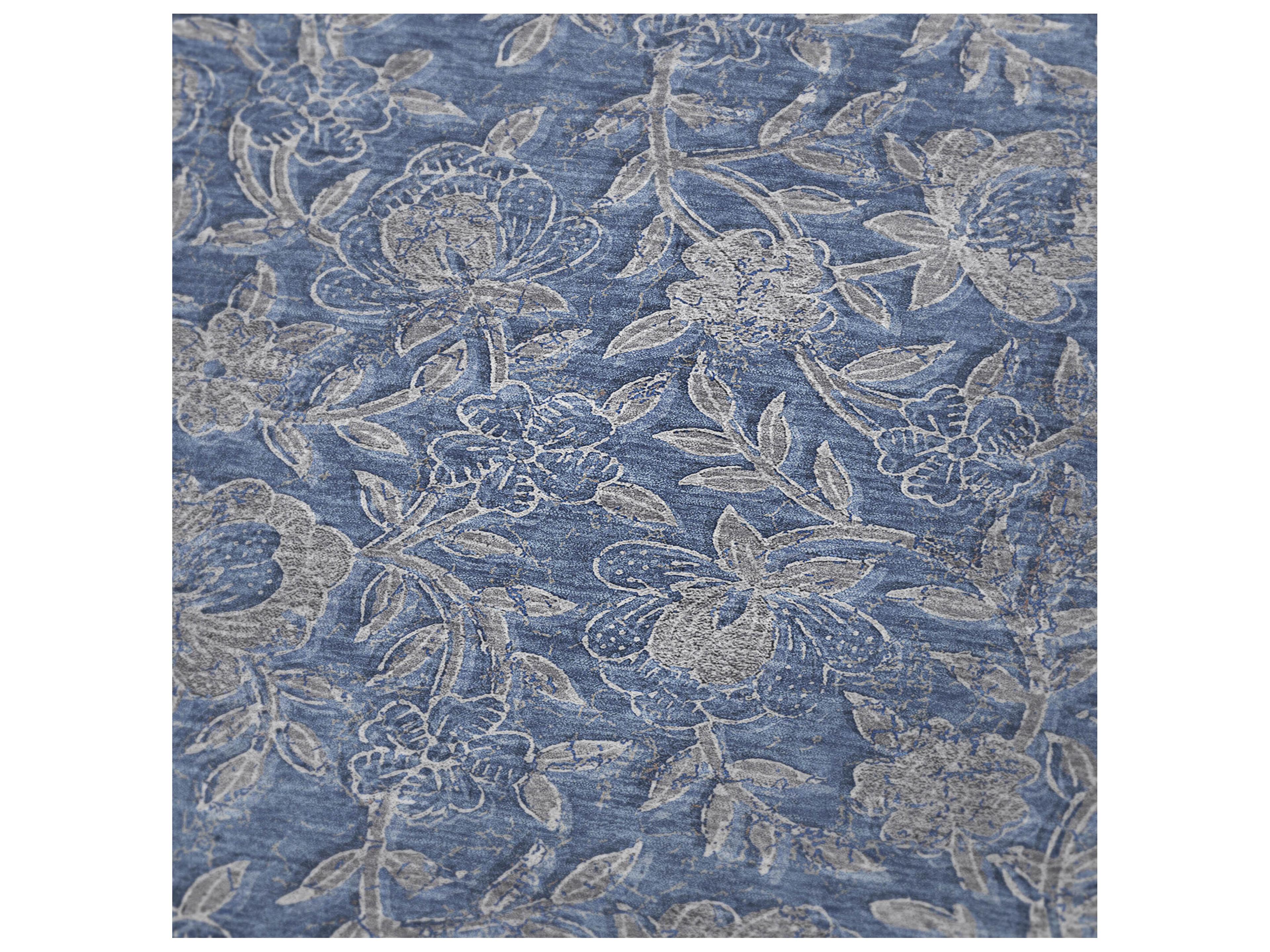 Dalyn Sherpa Blue Polyester Throw
