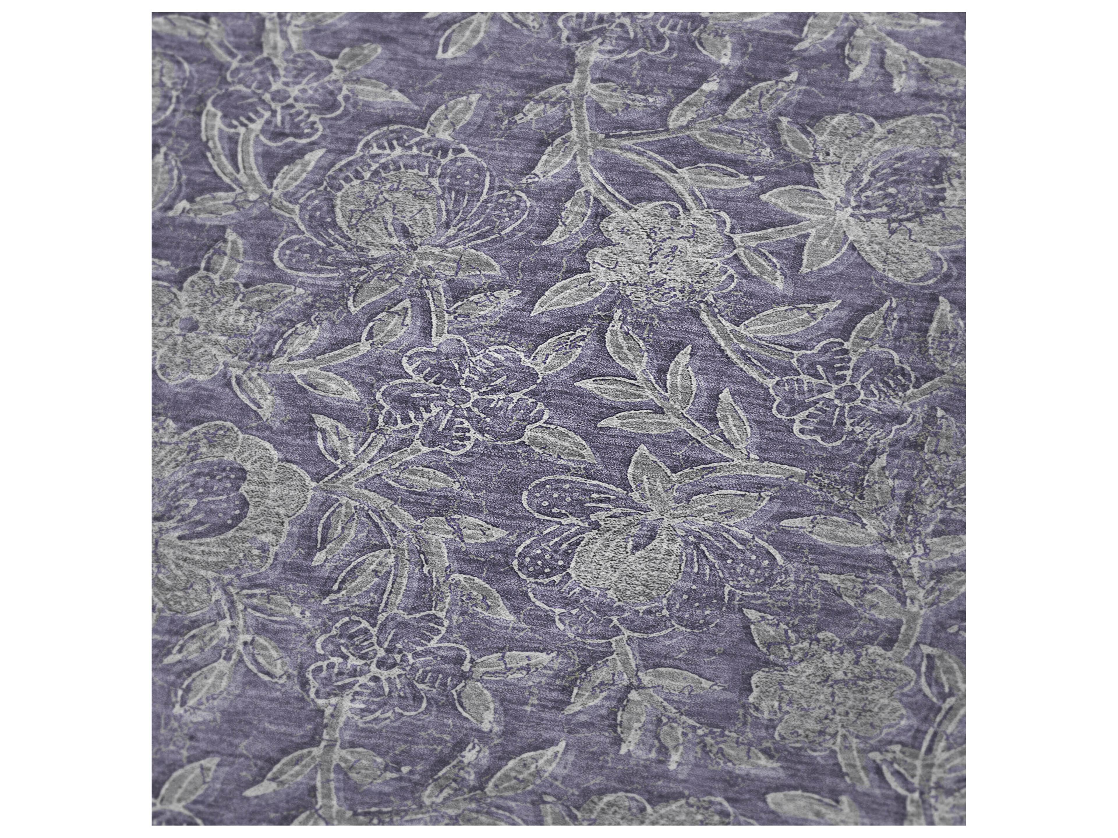 Dalyn Sherpa Purple Polyester Throw