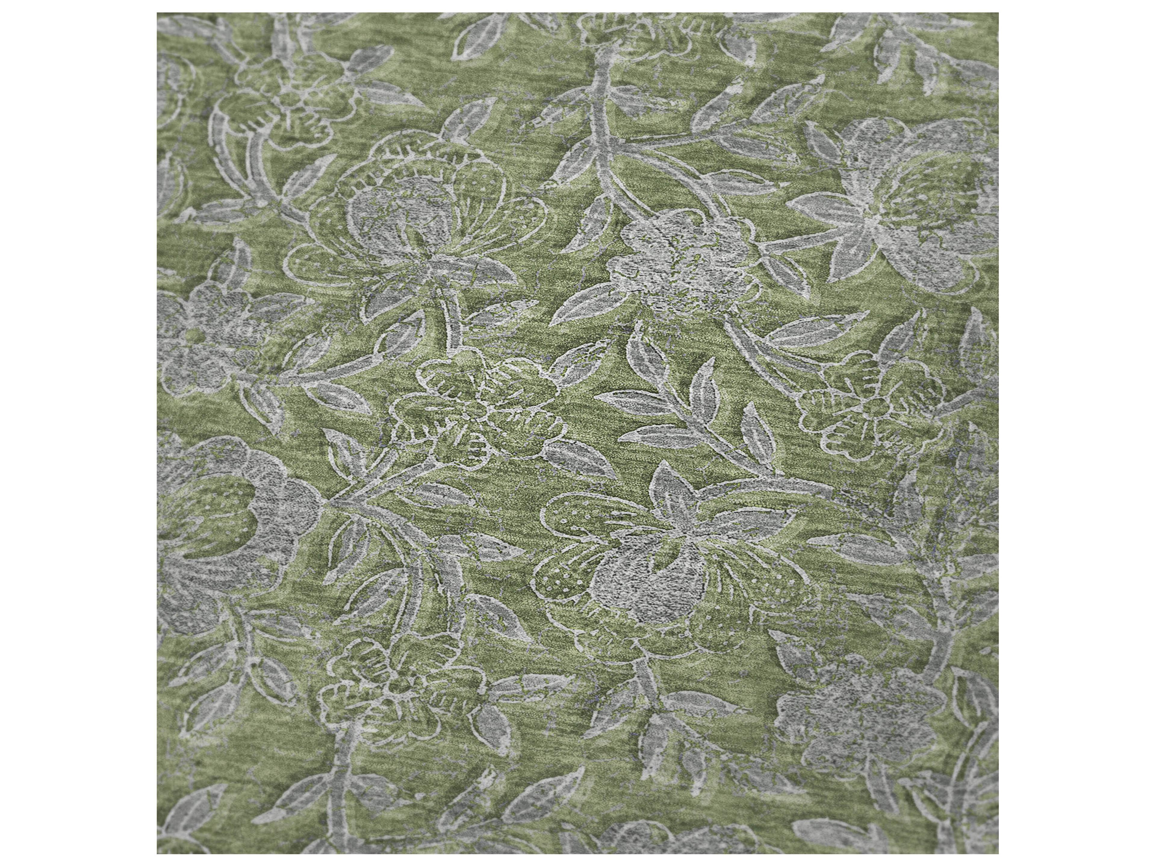 Dalyn Sherpa Green Polyester Throw