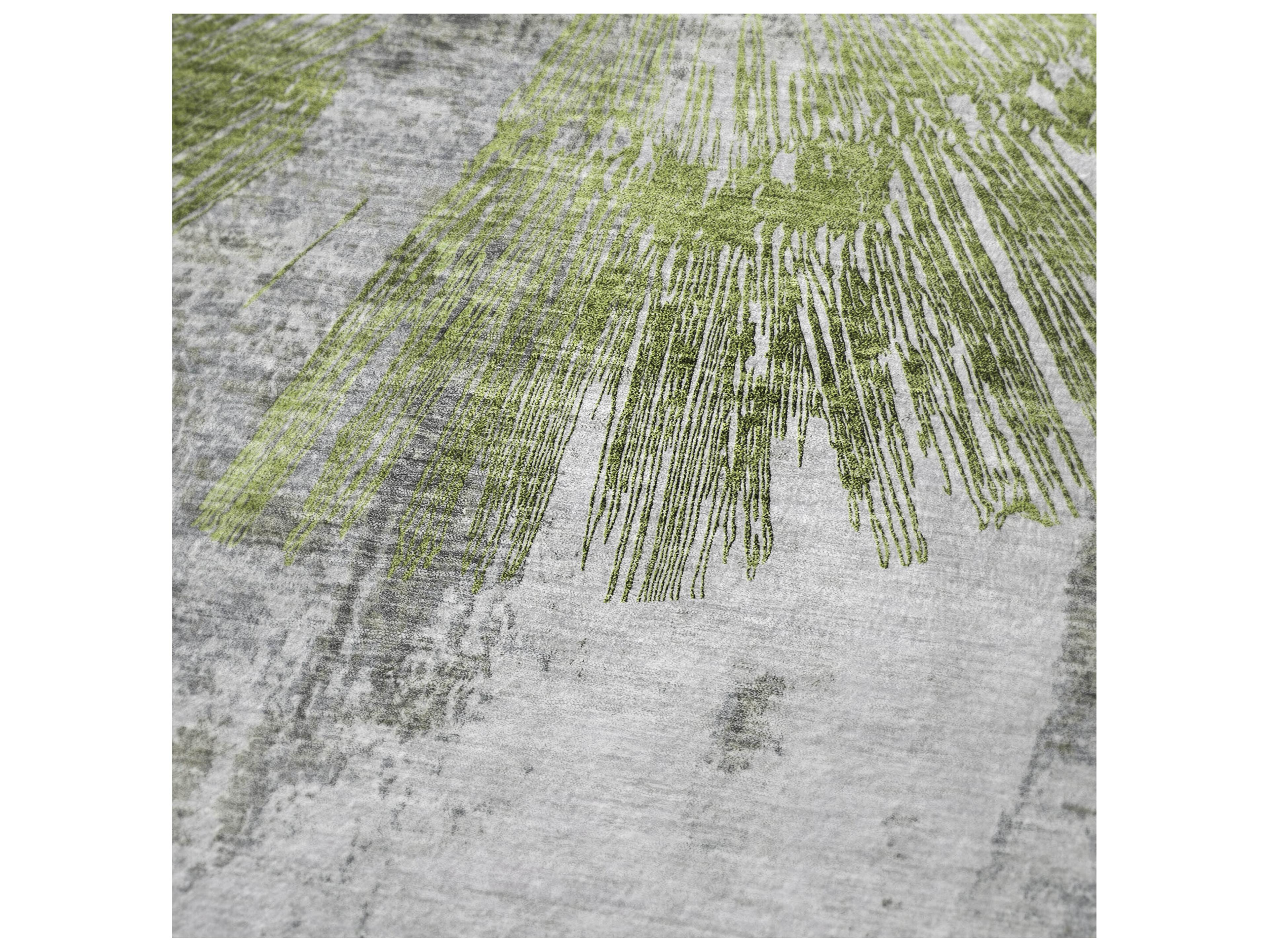 Dalyn Sherpa Green Polyester Throw