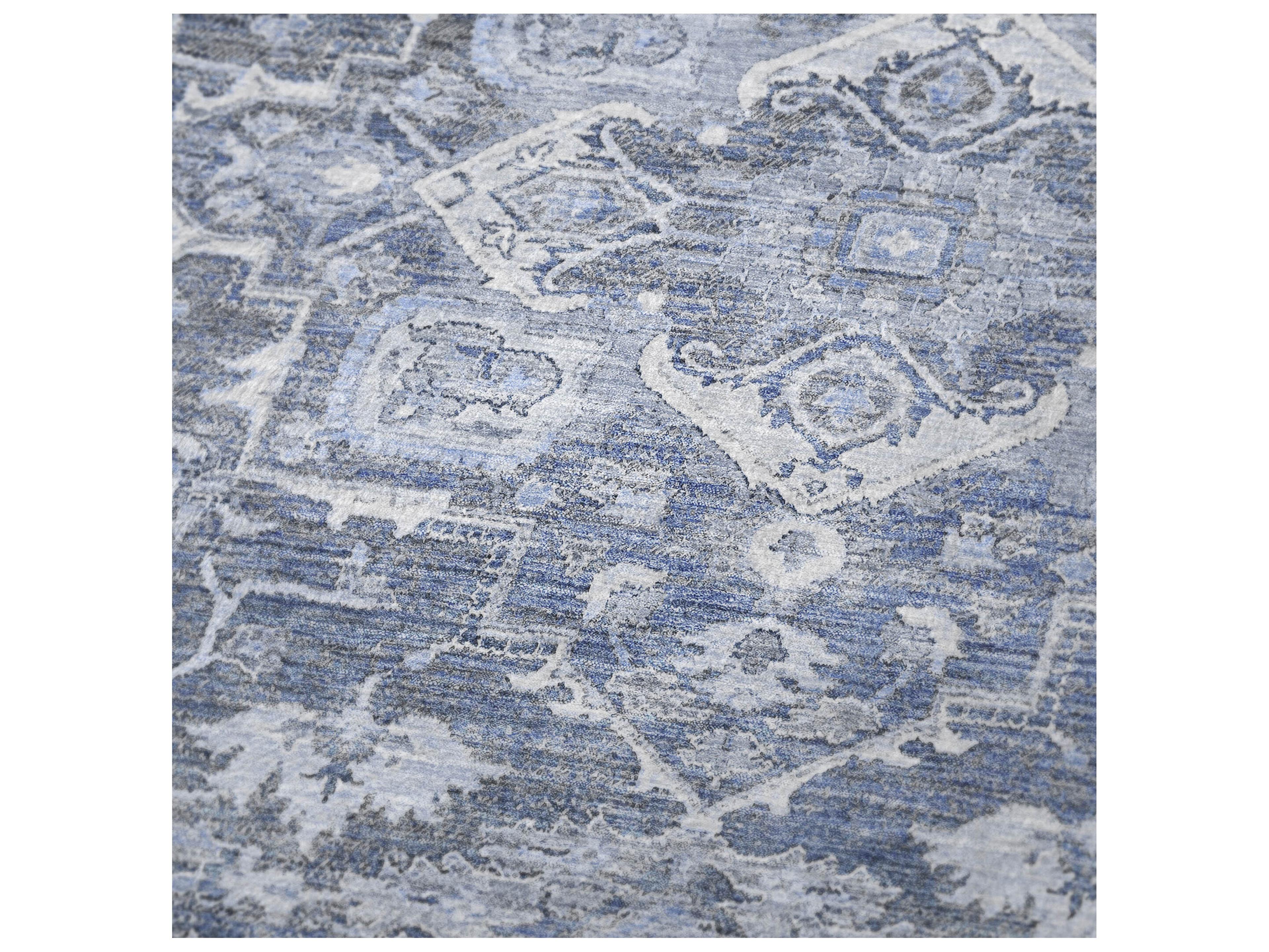 Dalyn Sherpa Blue Polyester Throw