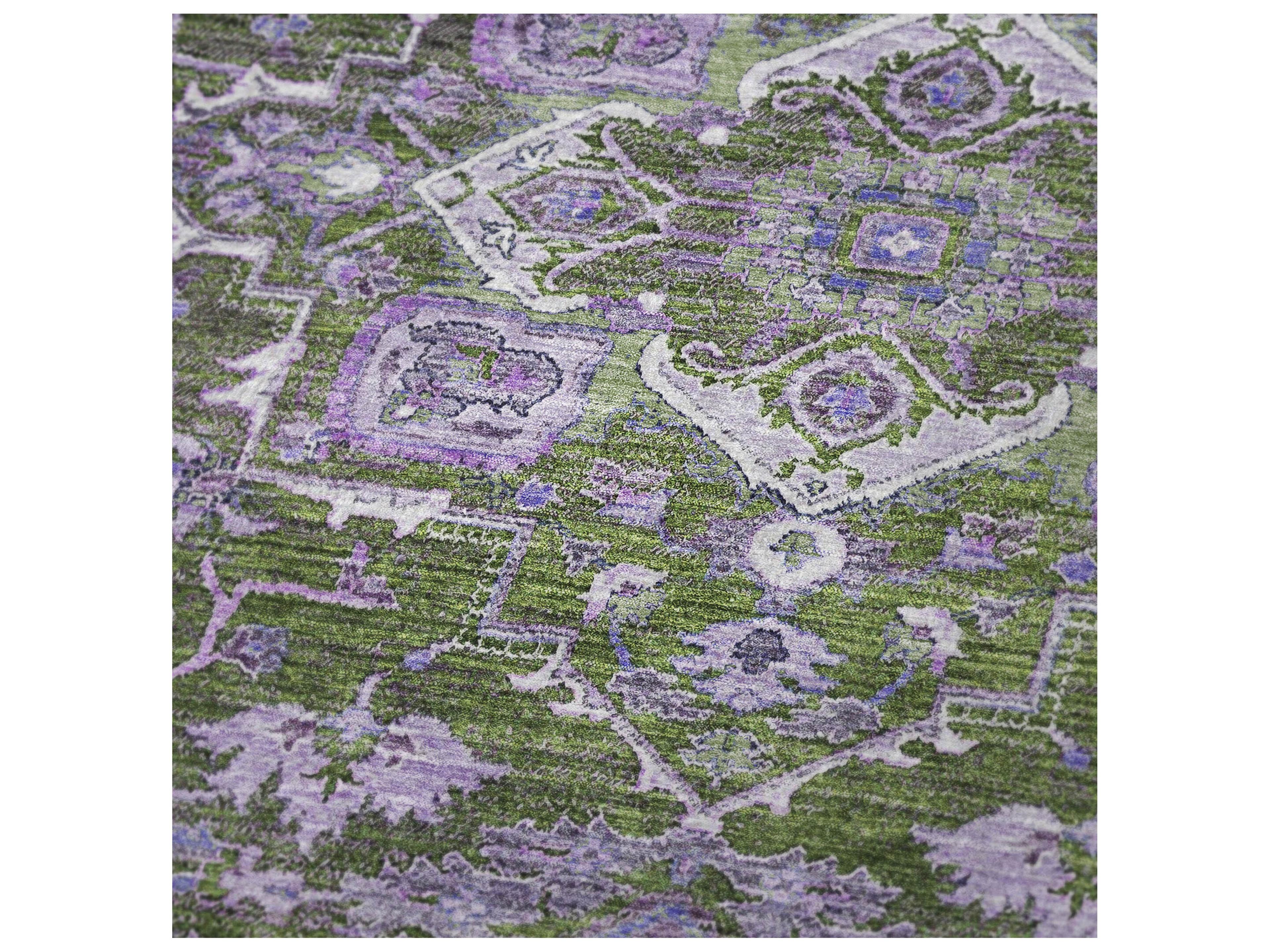 Dalyn Sherpa Green Polyester Throw