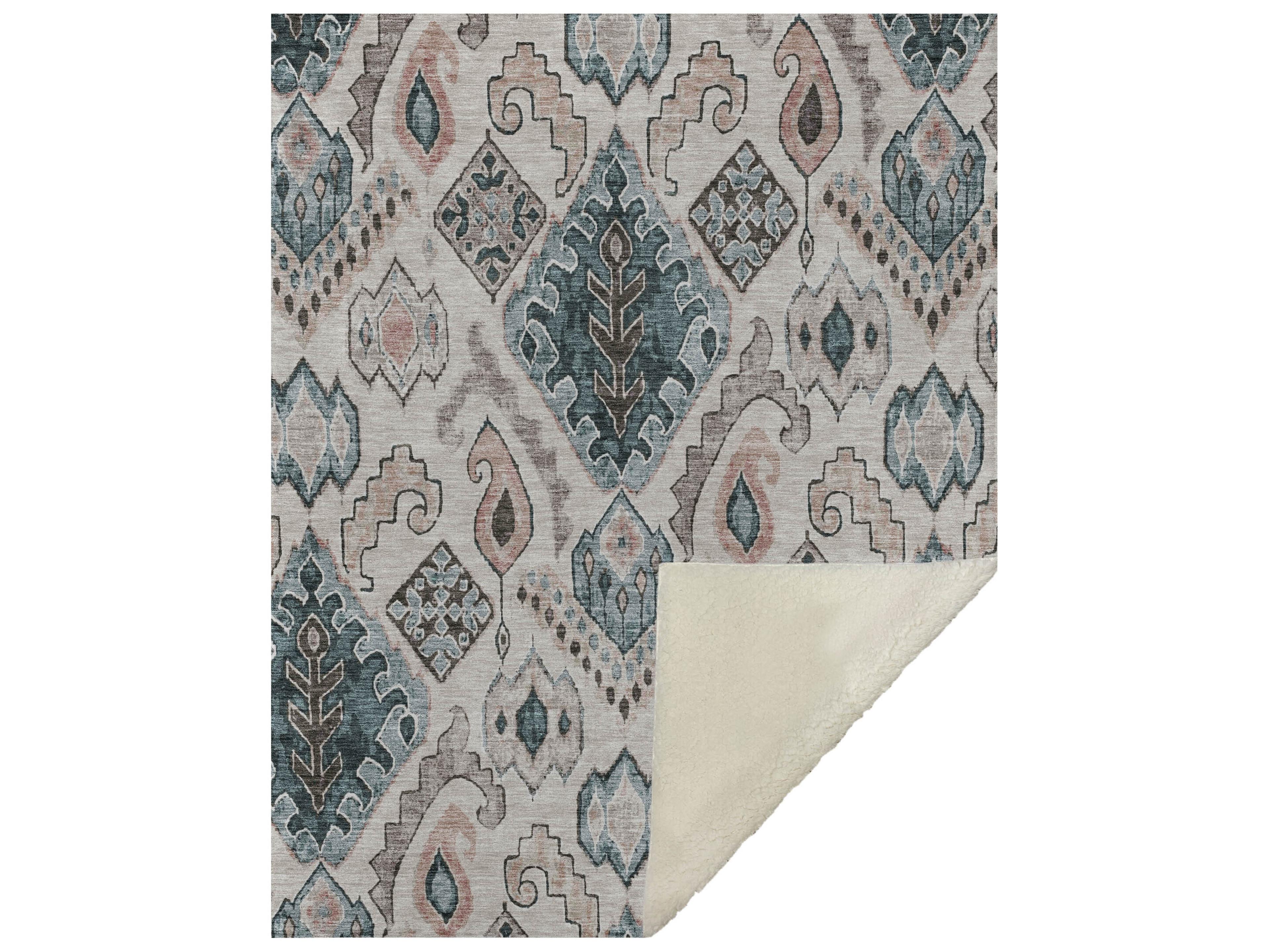 Sherpa Brown Polyester Throw