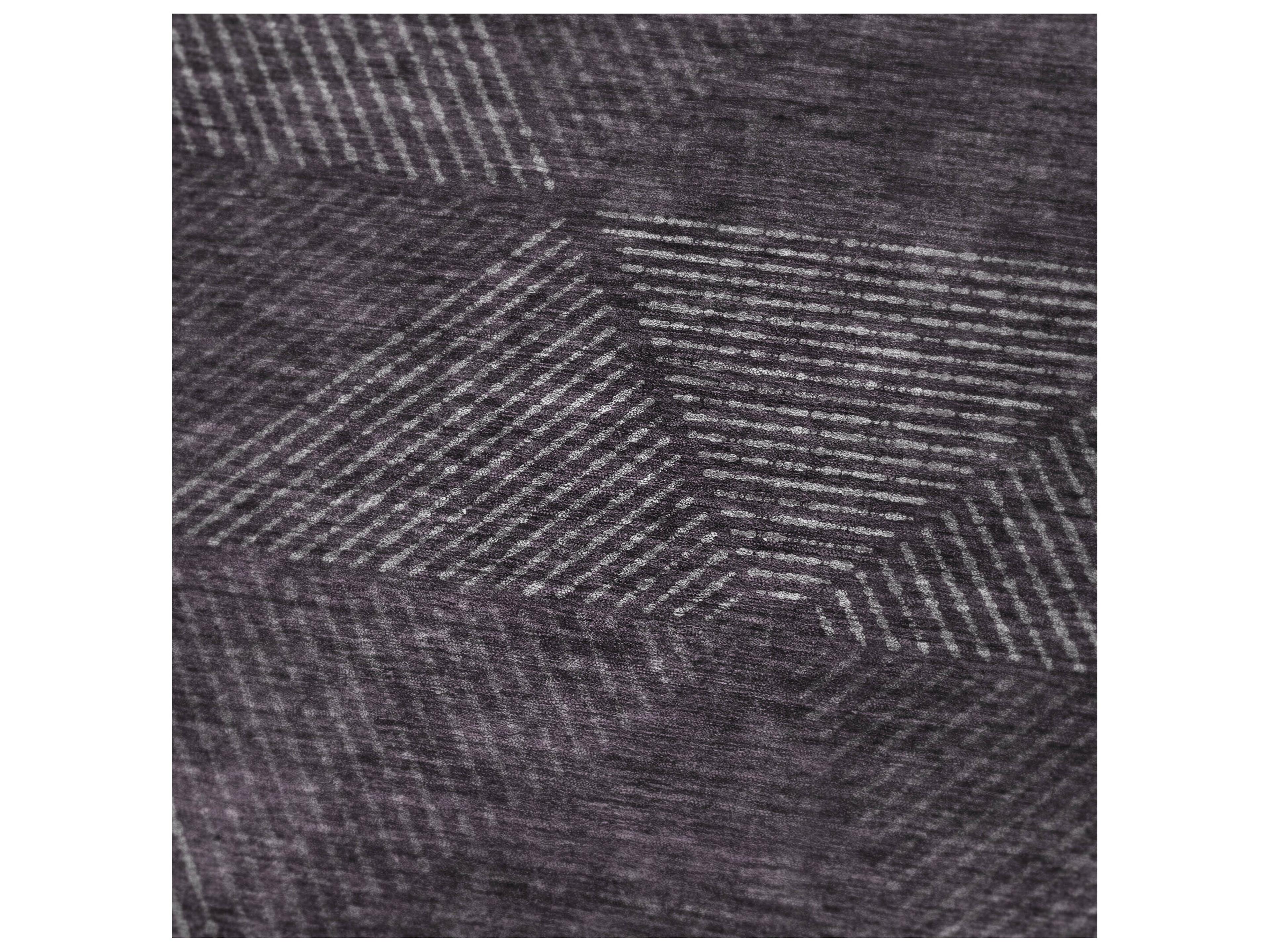 Dalyn Sherpa Purple Polyester Throw