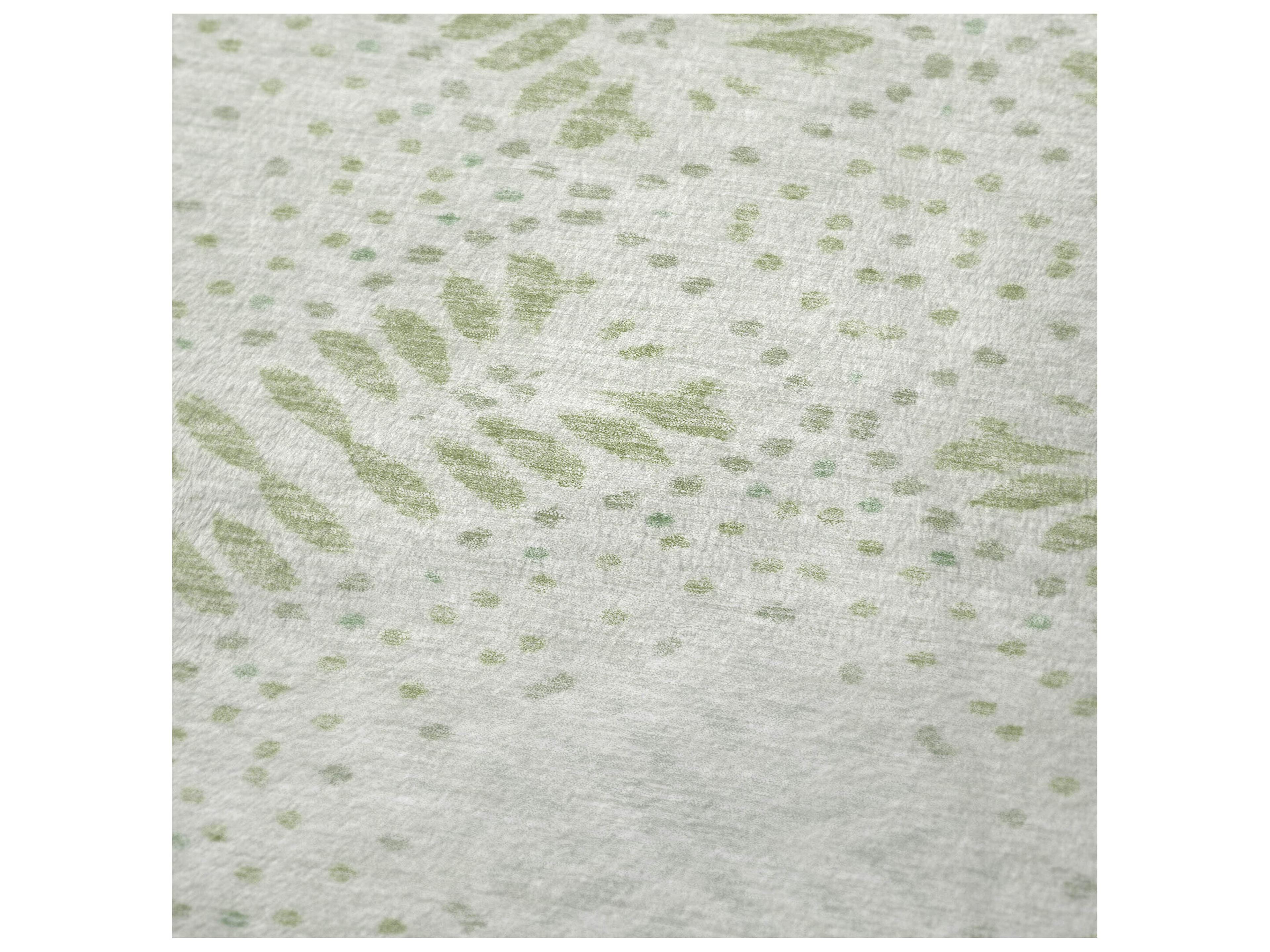 Dalyn Sherpa Green Polyester Throw