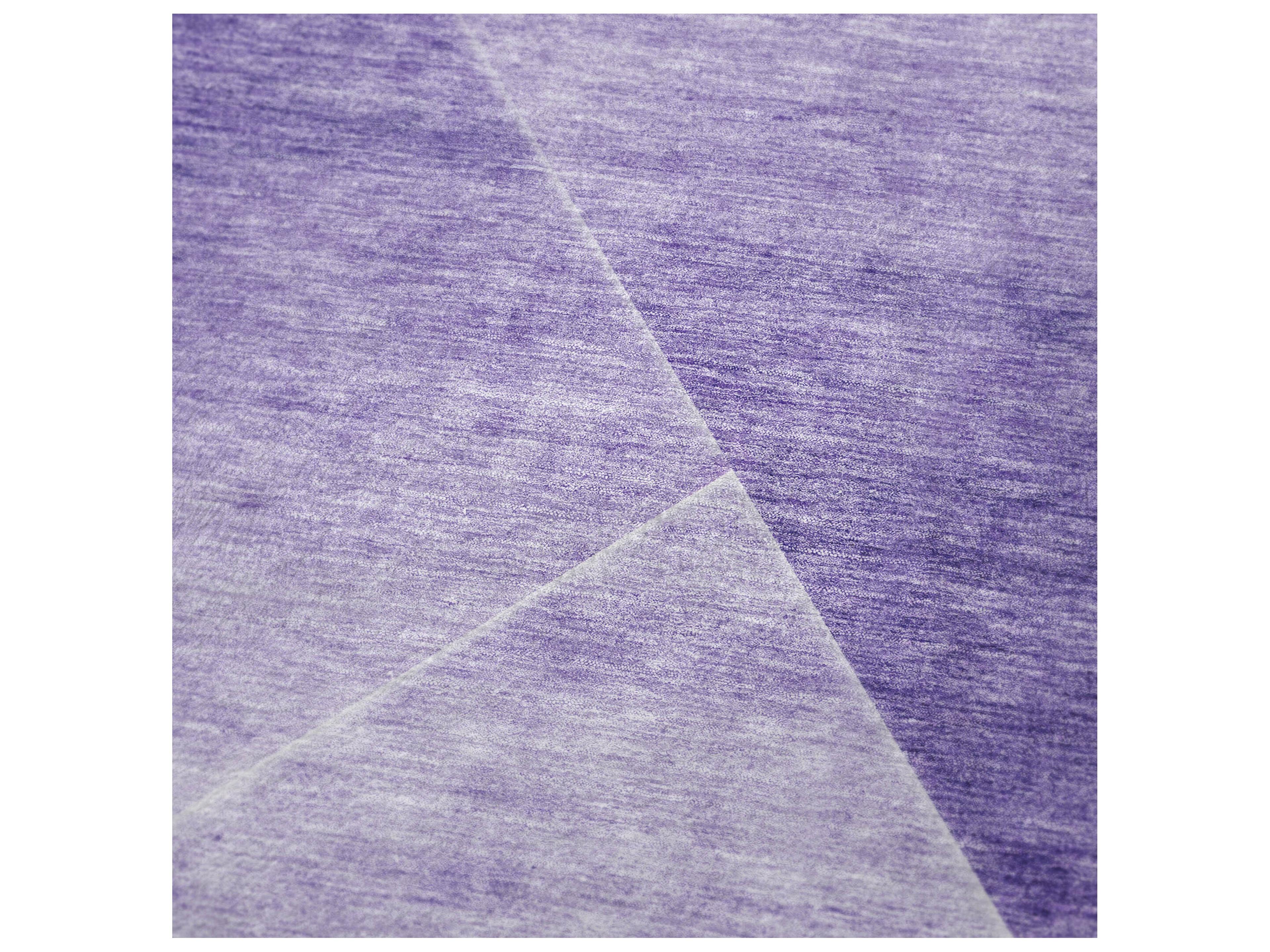 Dalyn Sherpa Purple Polyester Throw