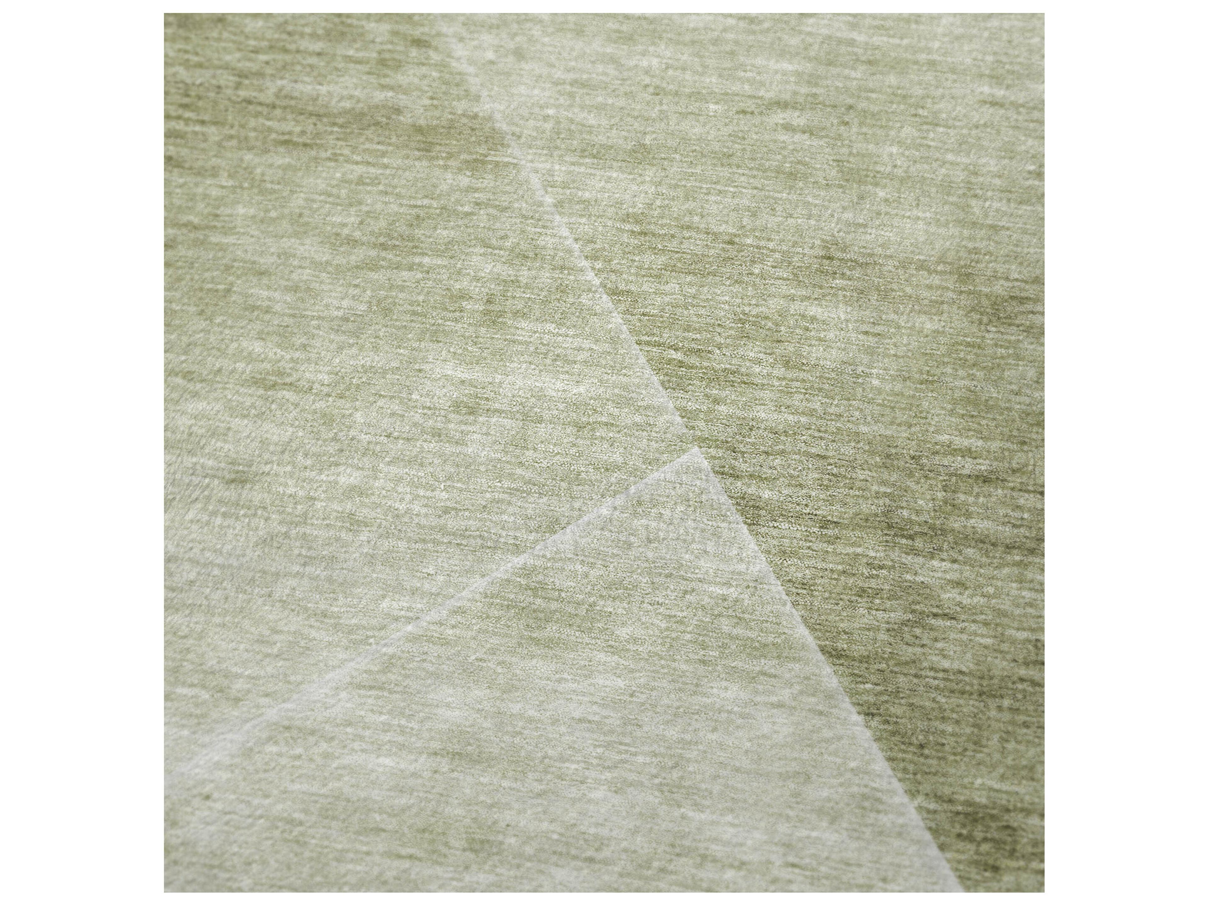 Dalyn Sherpa Green Polyester Throw