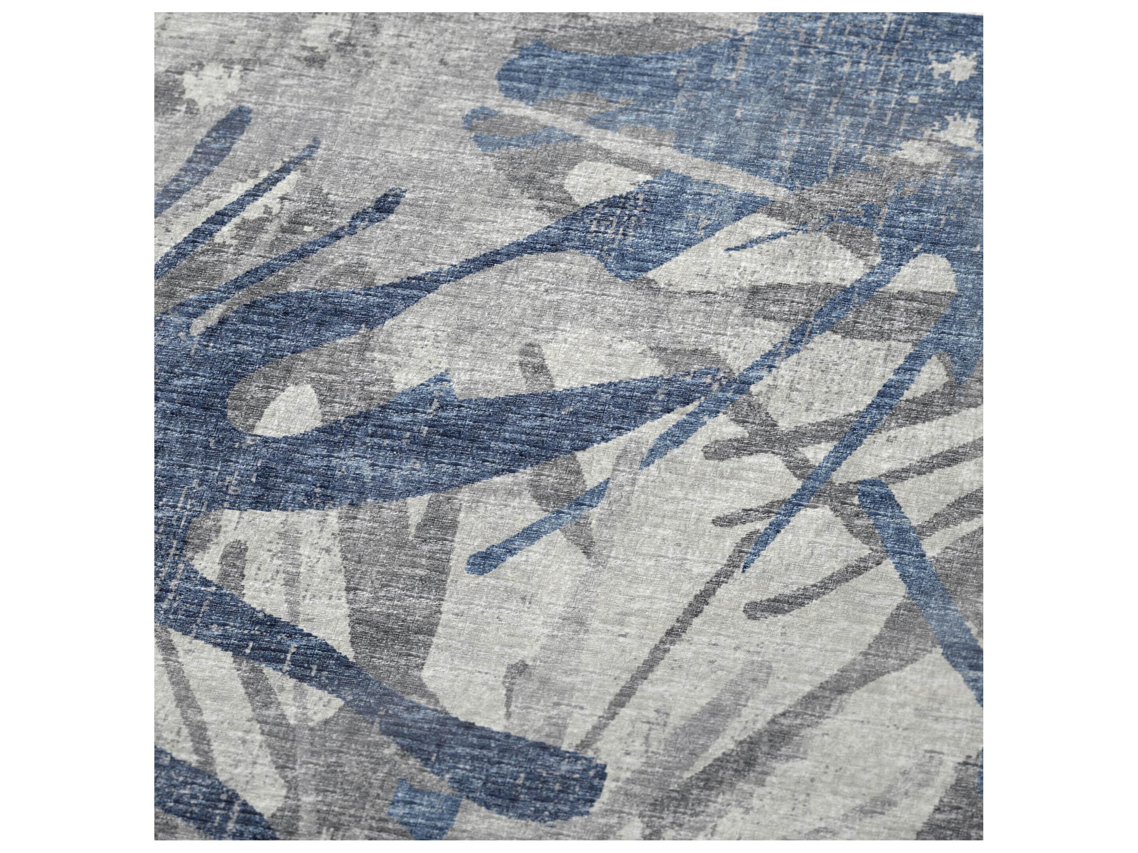 Dalyn Sherpa Blue Polyester Throw