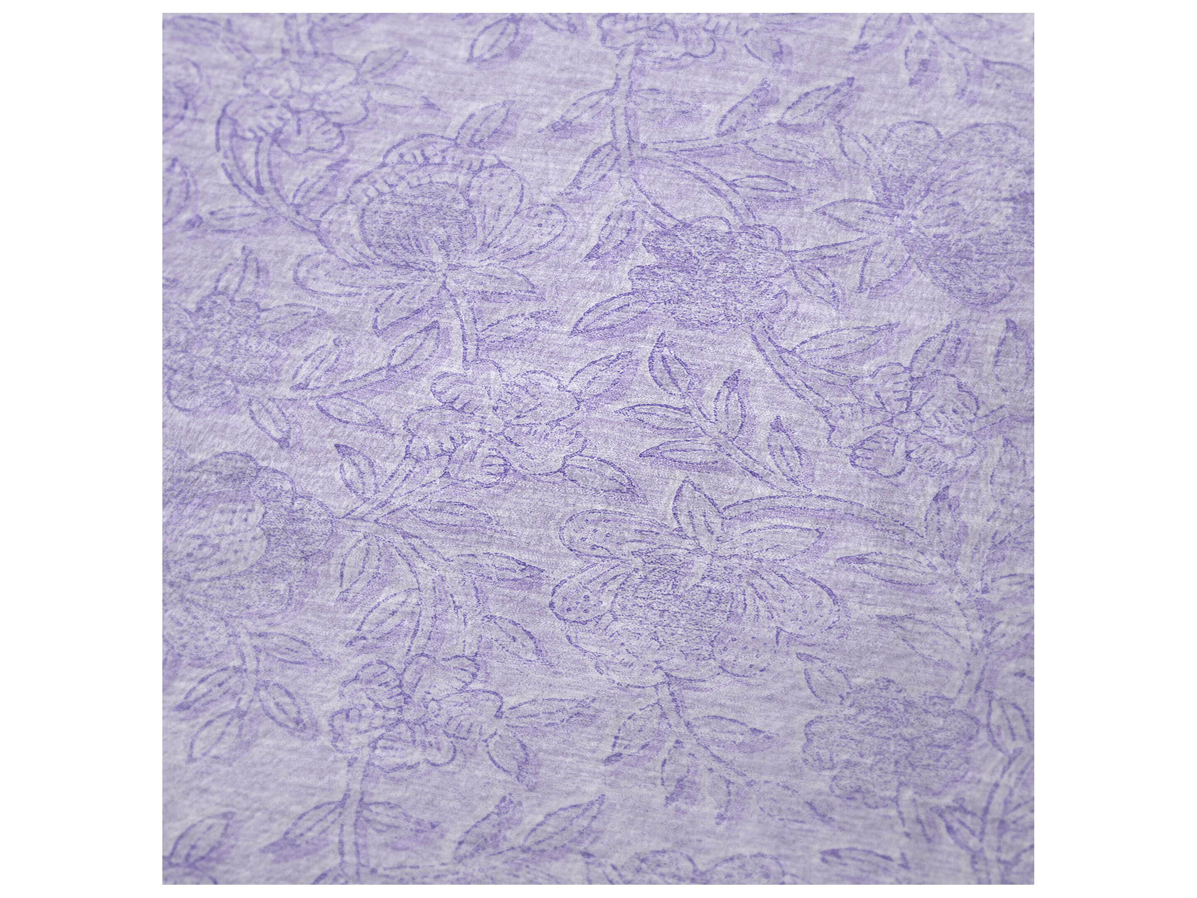 Dalyn Sherpa Purple Polyester Throw
