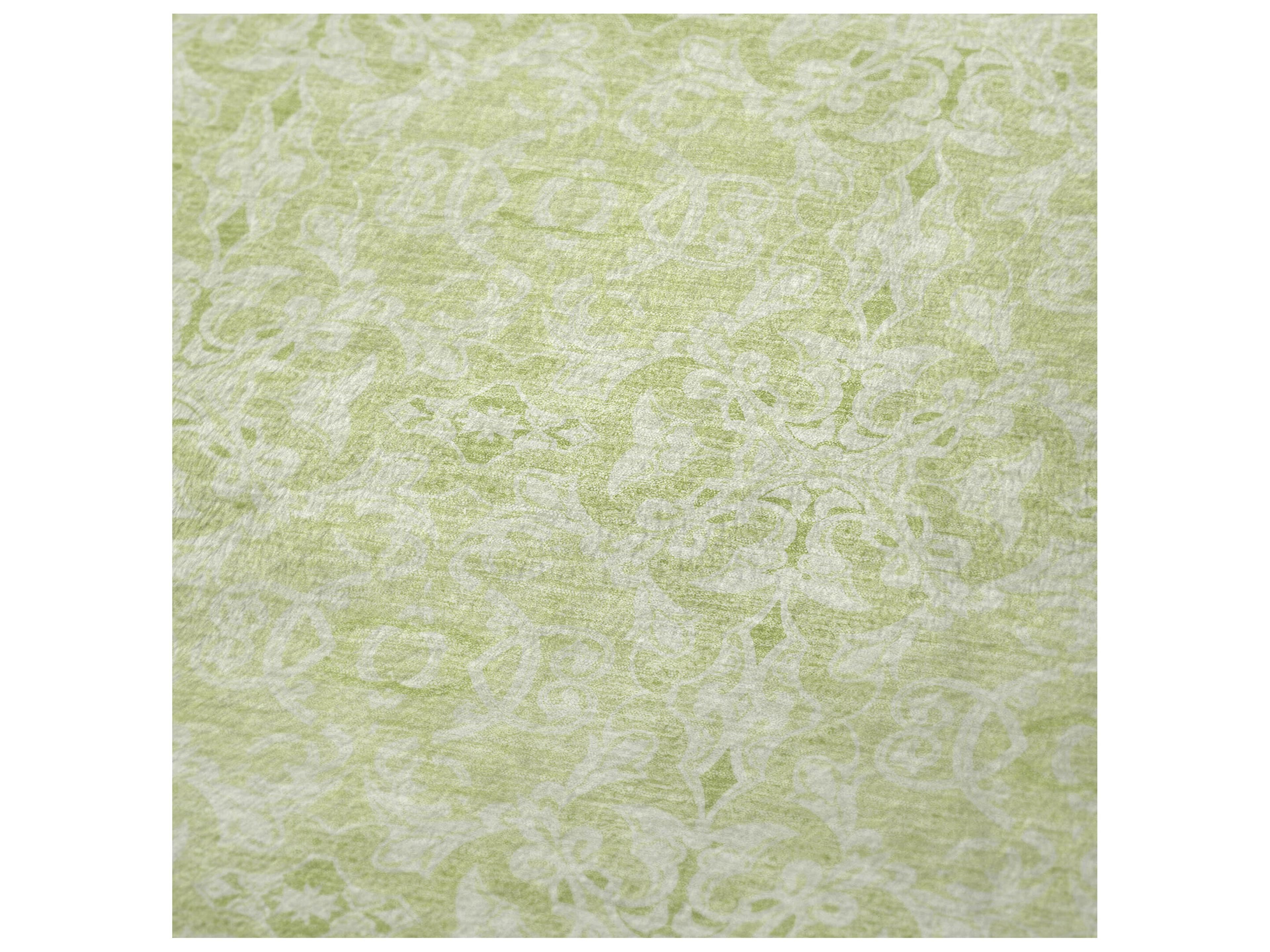 Dalyn Sherpa Green Polyester Throw