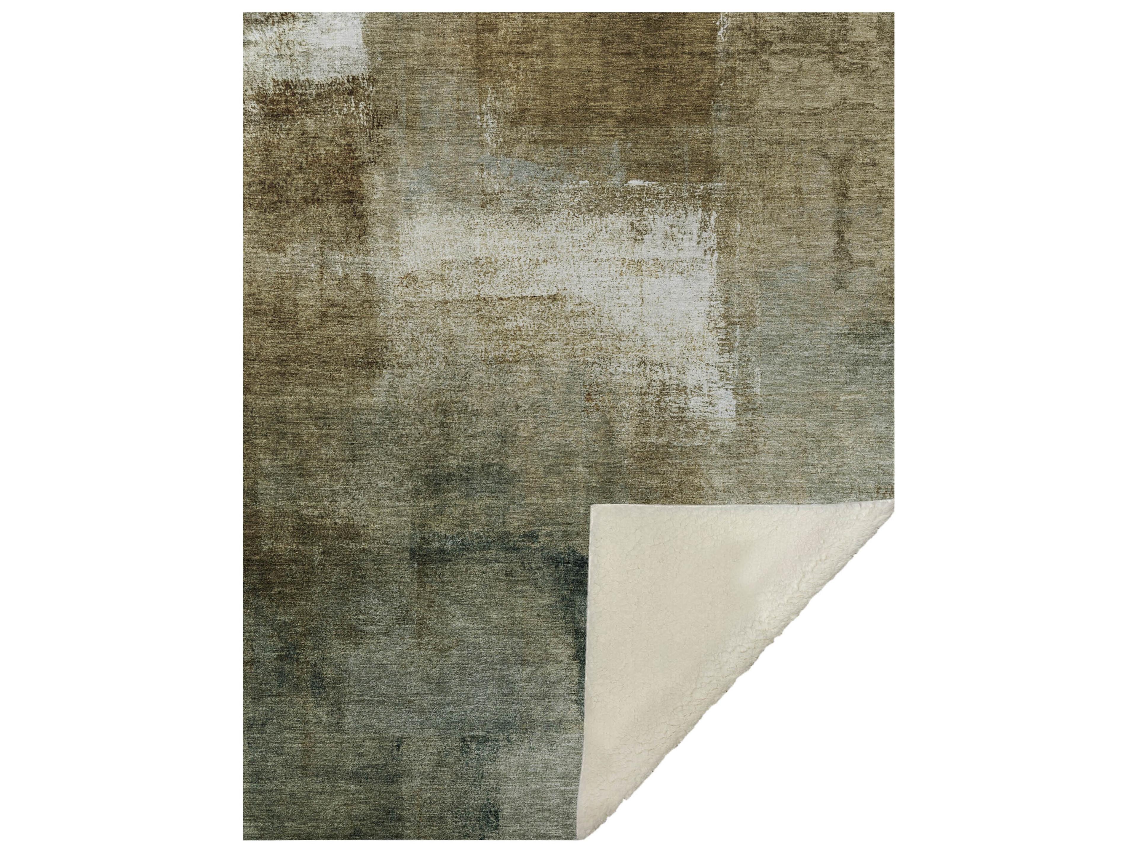 Sherpa Brown Polyester Throw