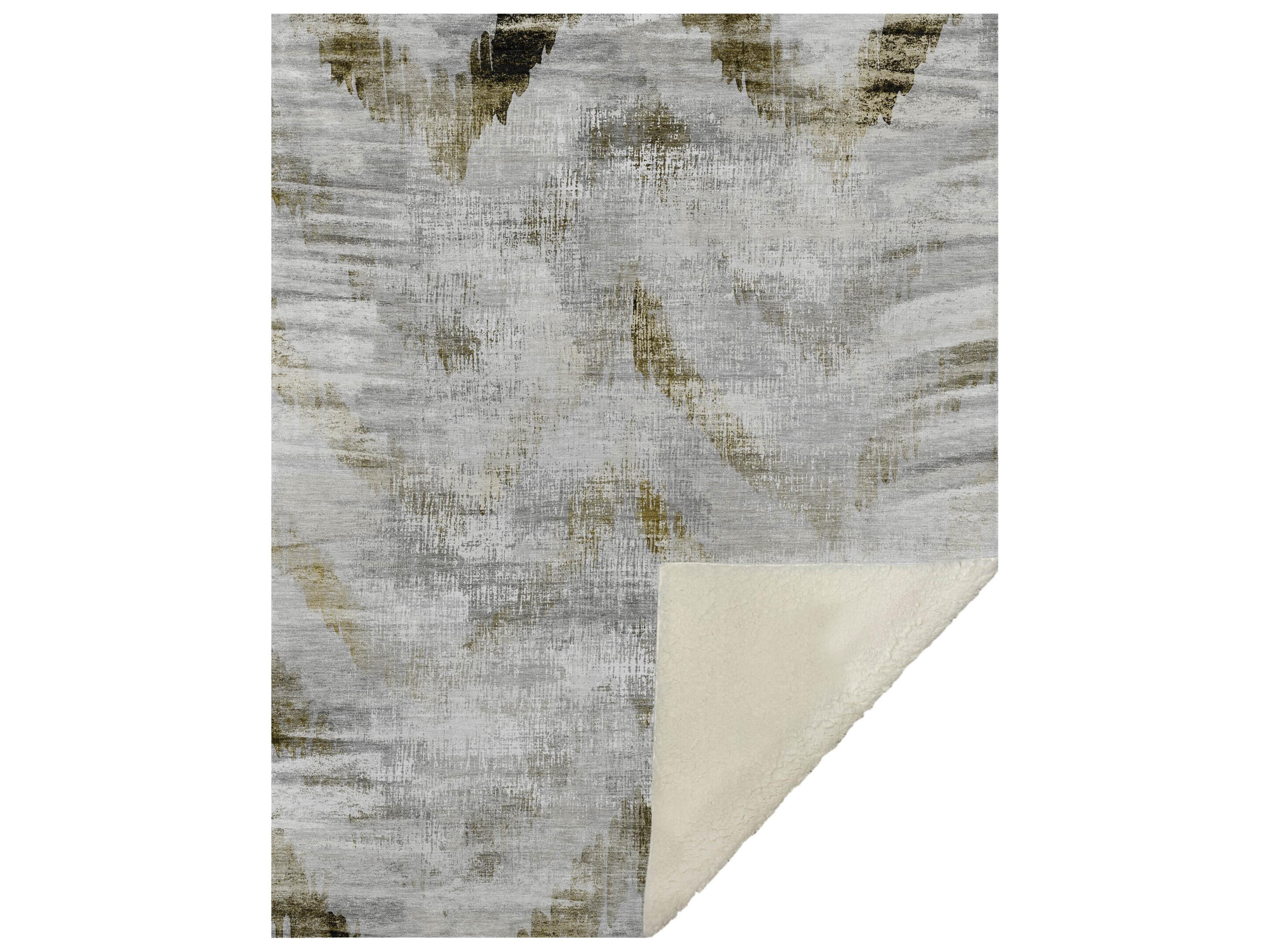 Sherpa Brown Polyester Throw