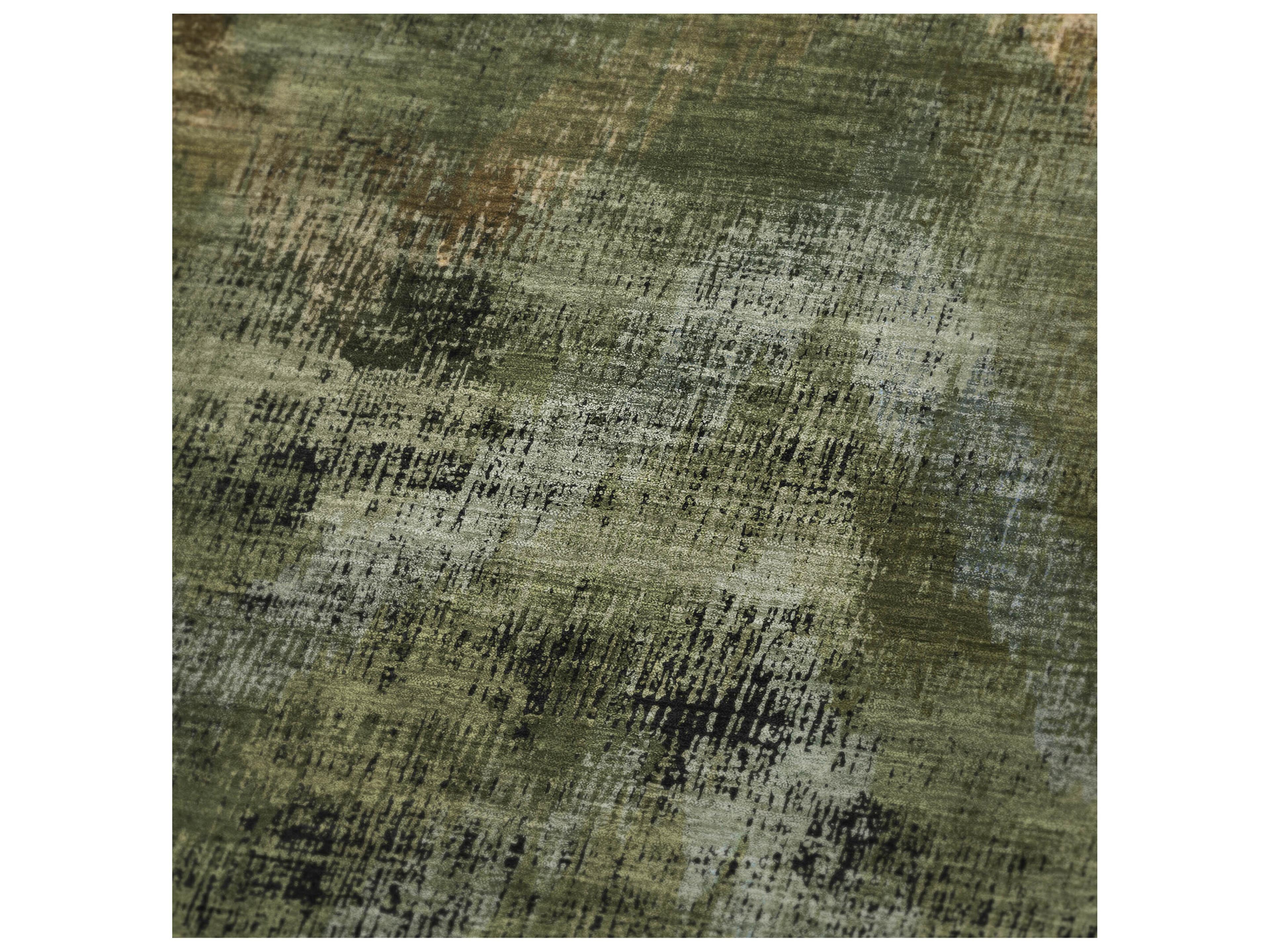 Dalyn Sherpa Green Polyester Throw