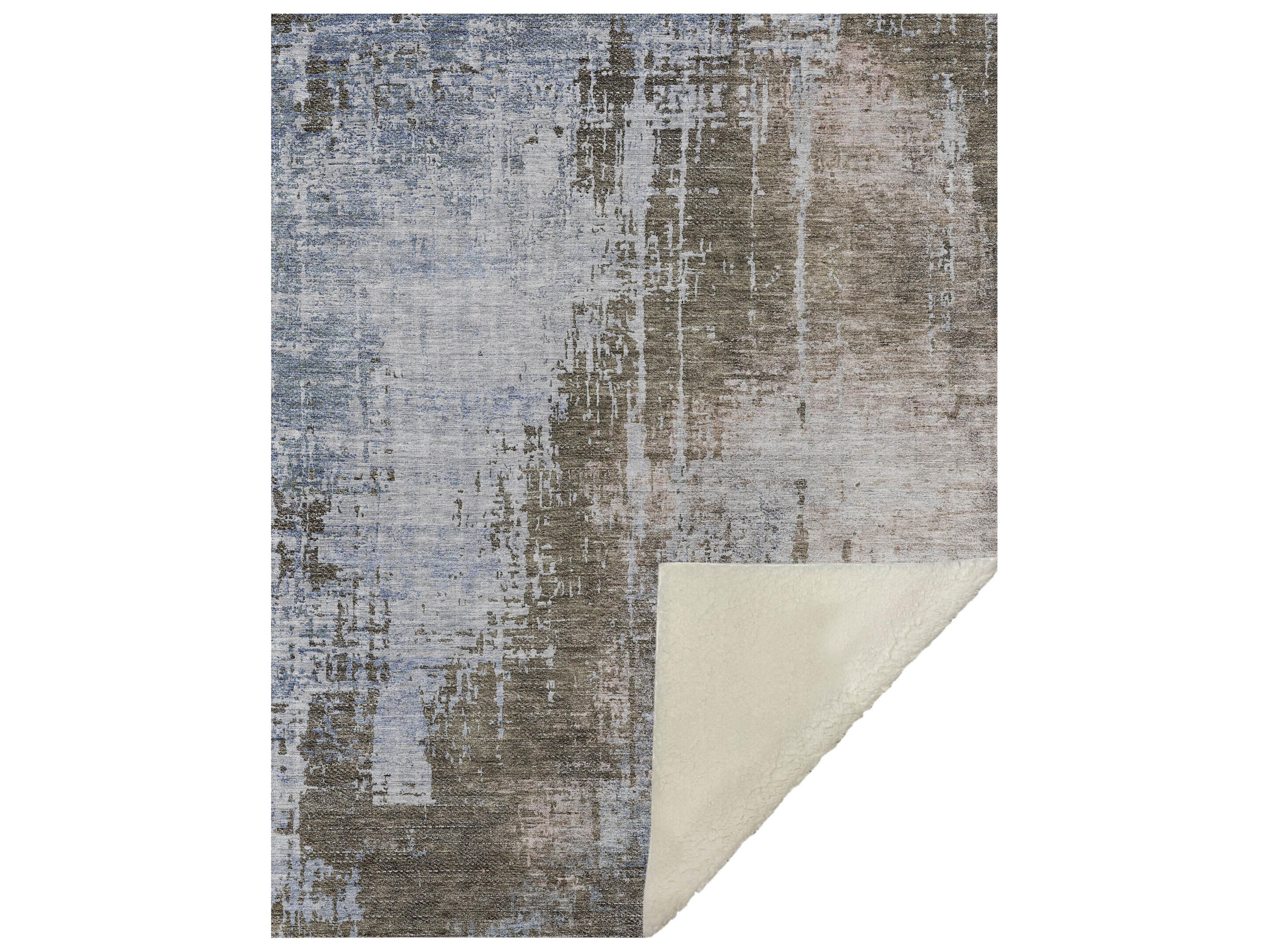 Sherpa Brown Polyester Throw