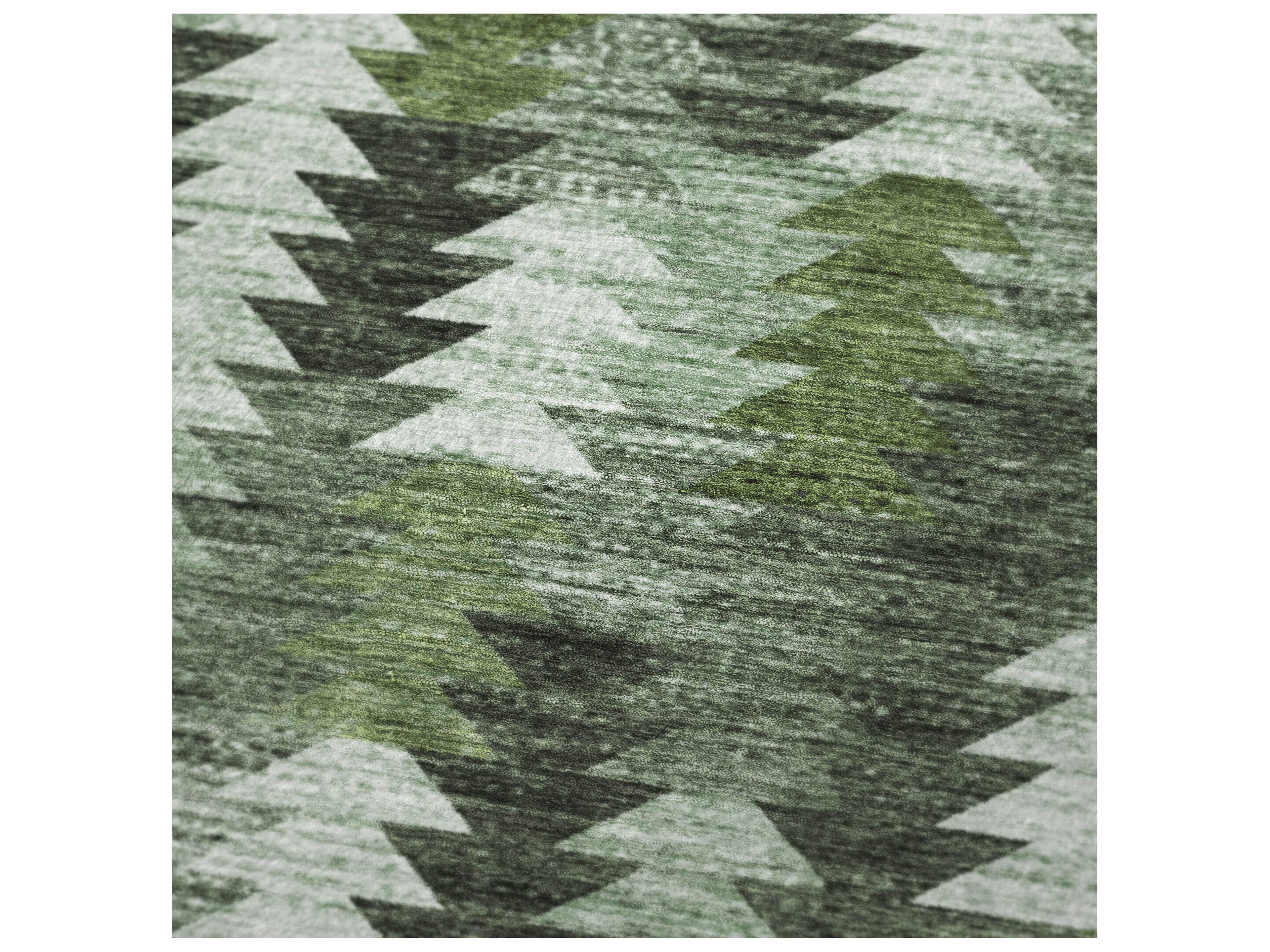 Dalyn Sherpa Green Polyester Throw
