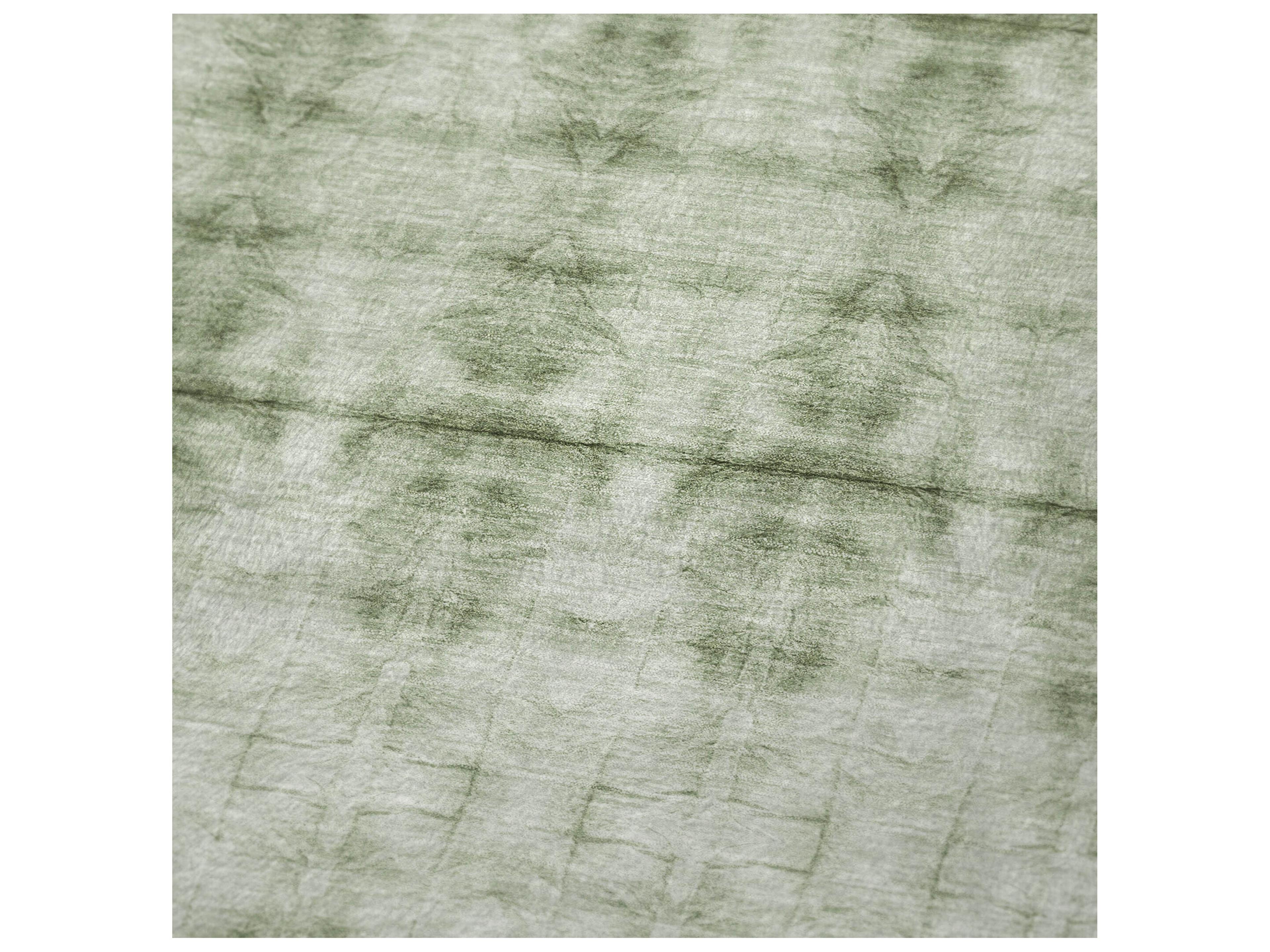 Dalyn Sherpa Green Polyester Throw