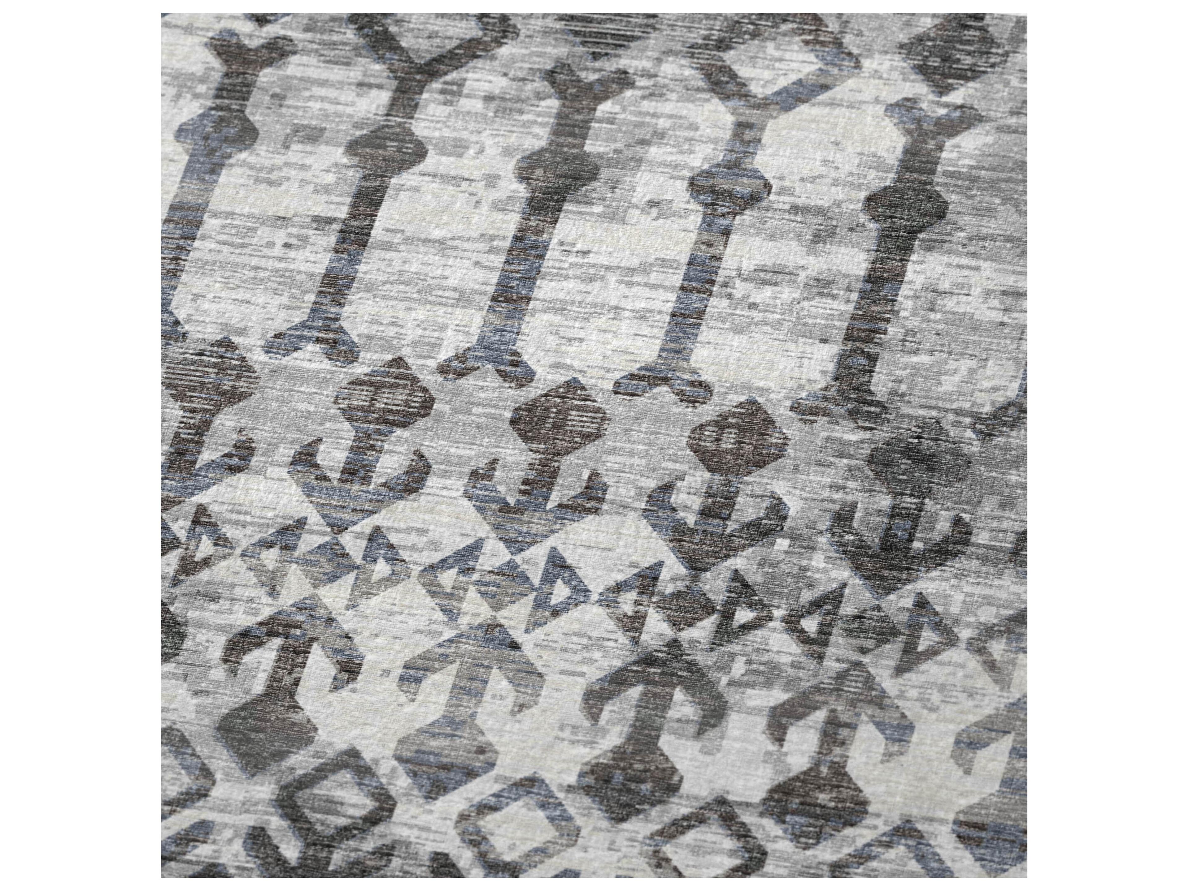 Dalyn Sherpa Gray Polyester Throw