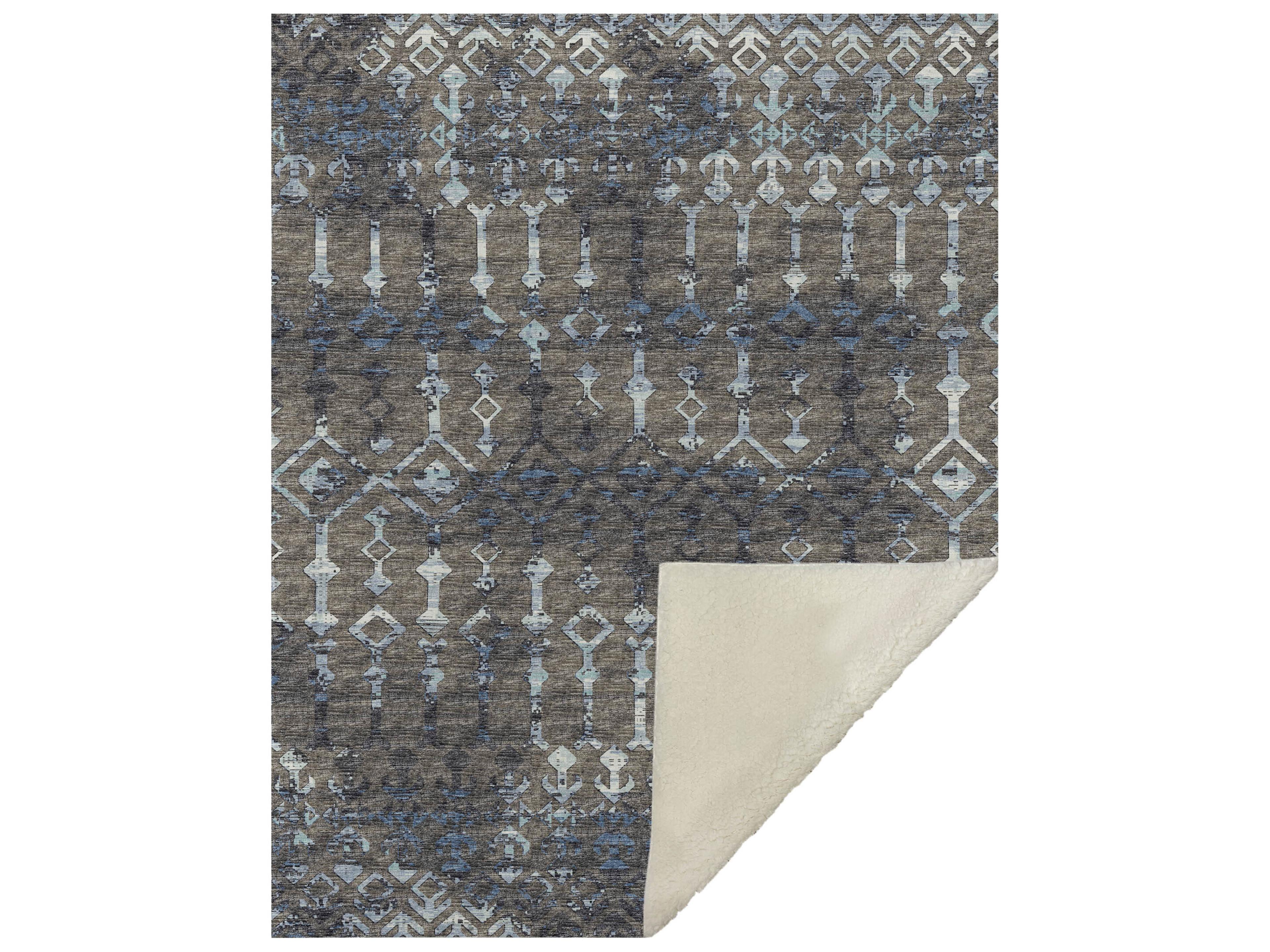 Sherpa Multi Polyester Throw