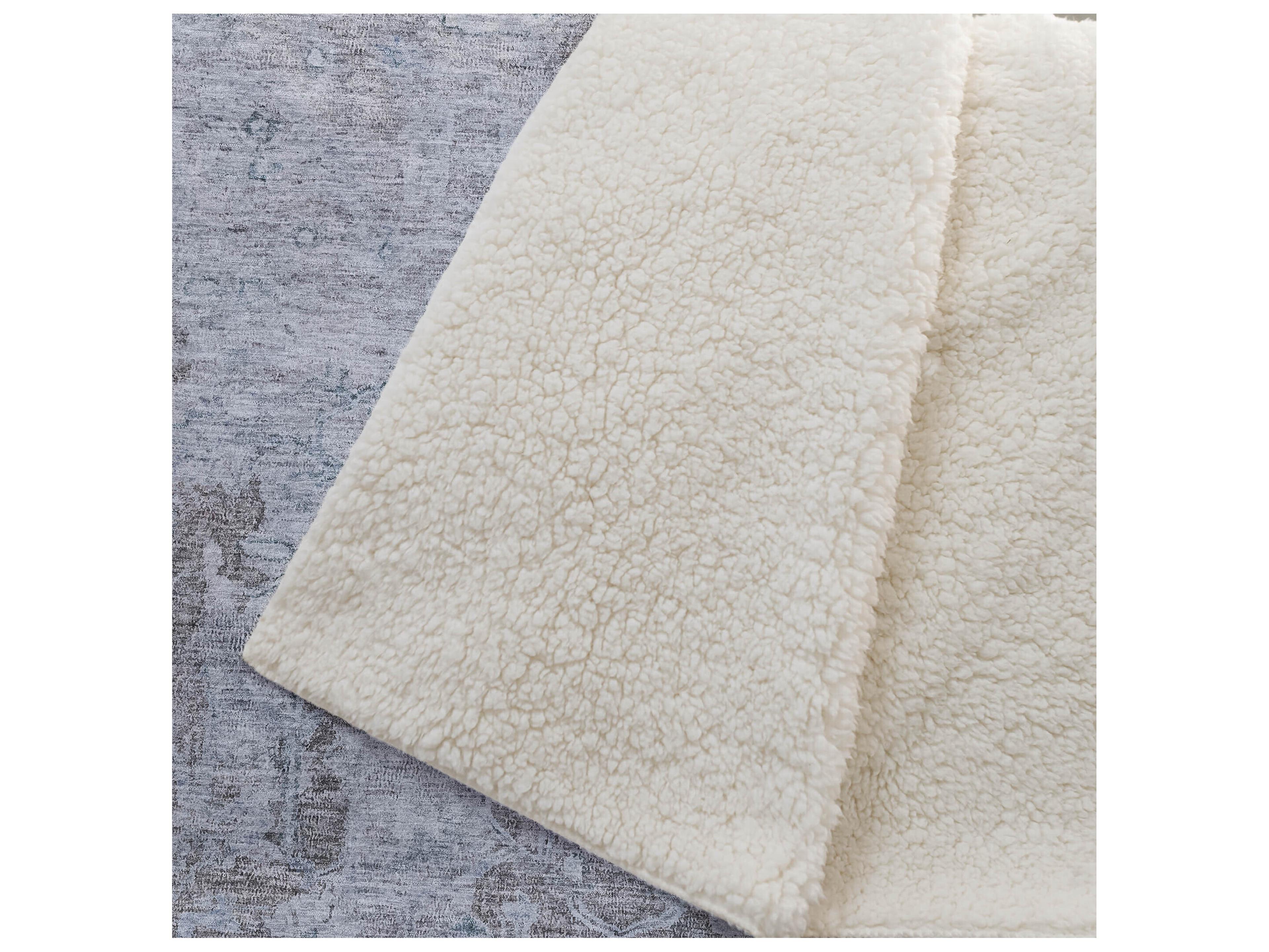 Dalyn Sherpa Brown Polyester Throw