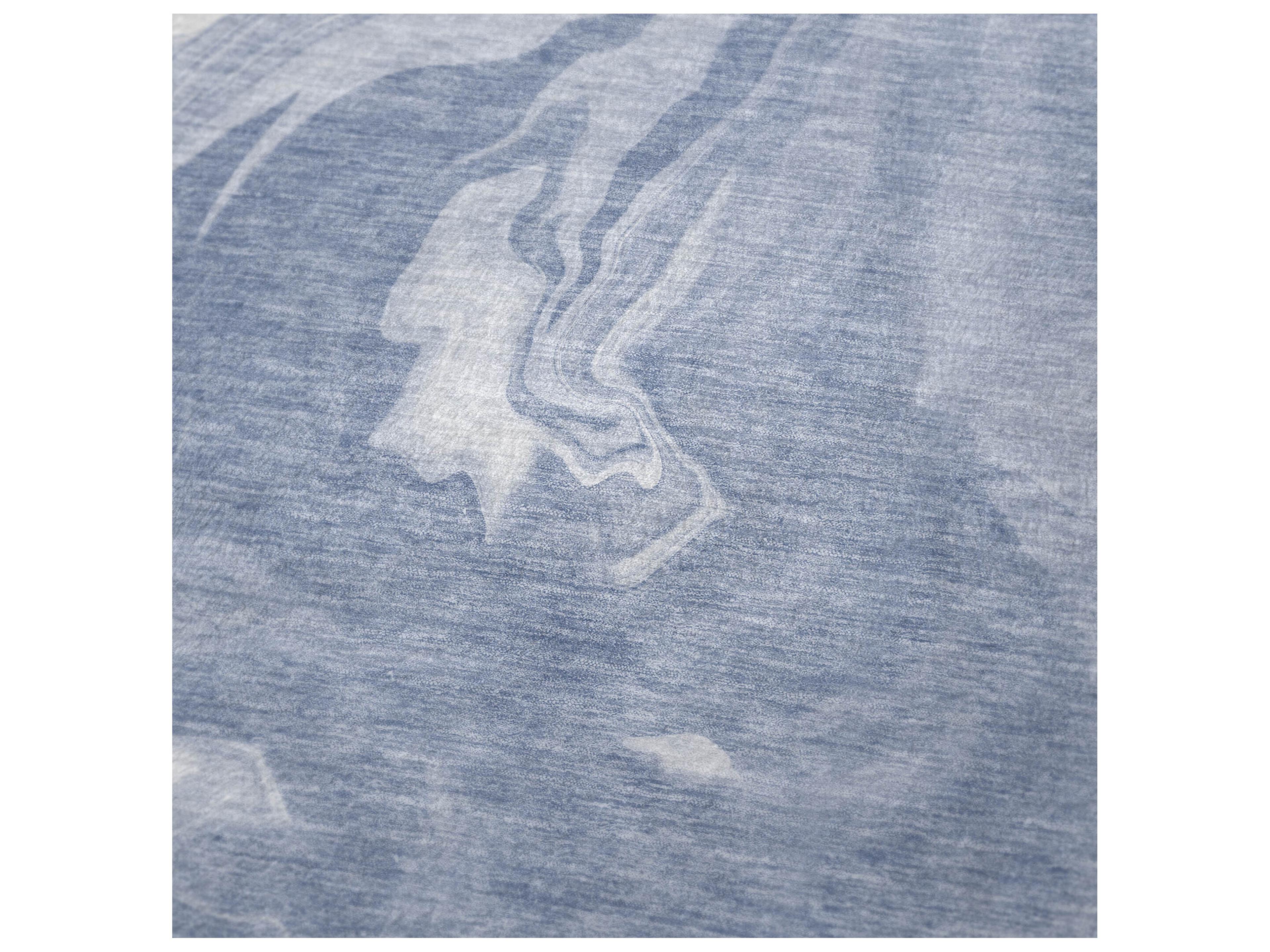 Dalyn Sherpa Blue Polyester Throw