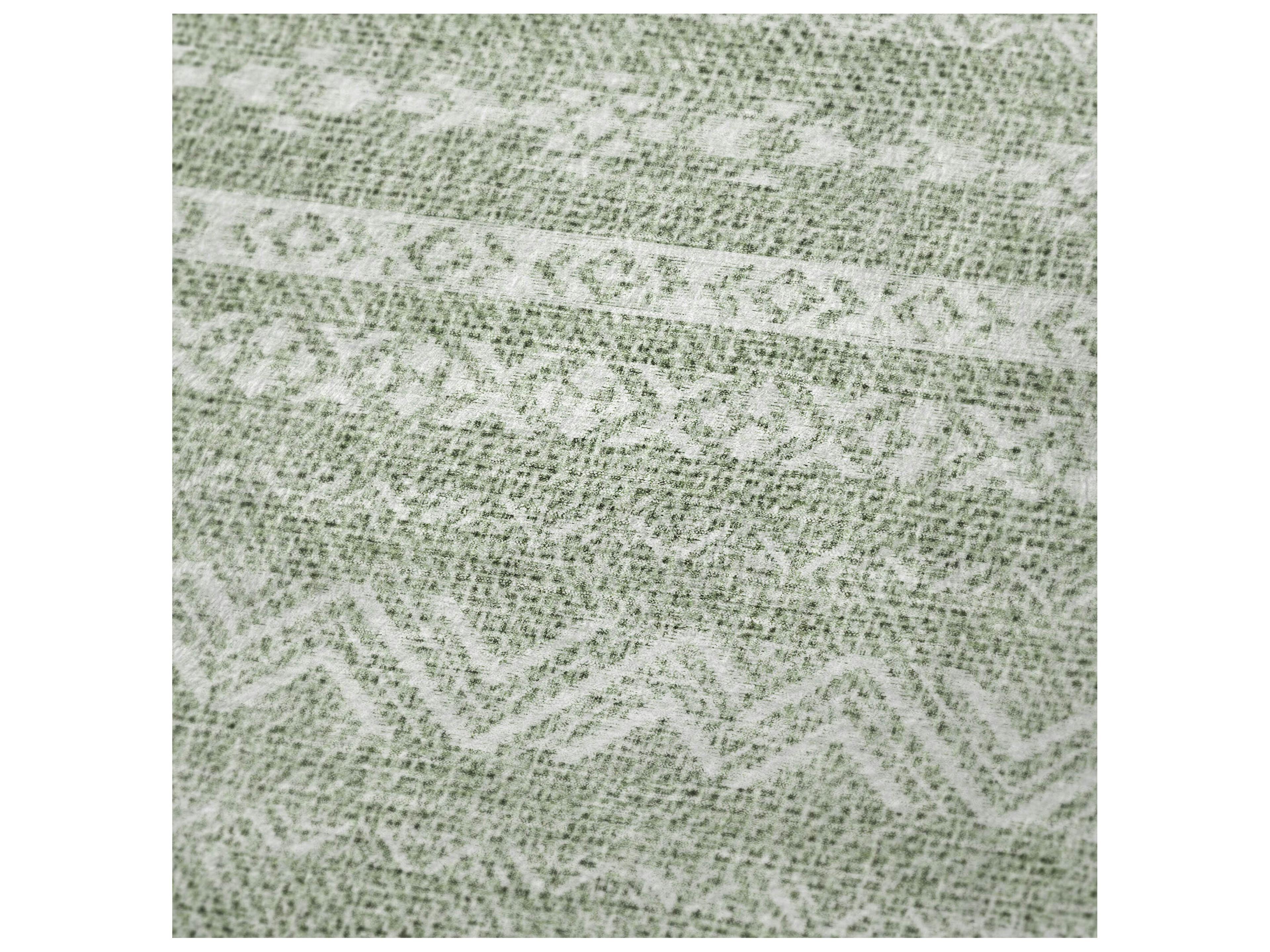 Dalyn Sherpa Green Polyester Throw