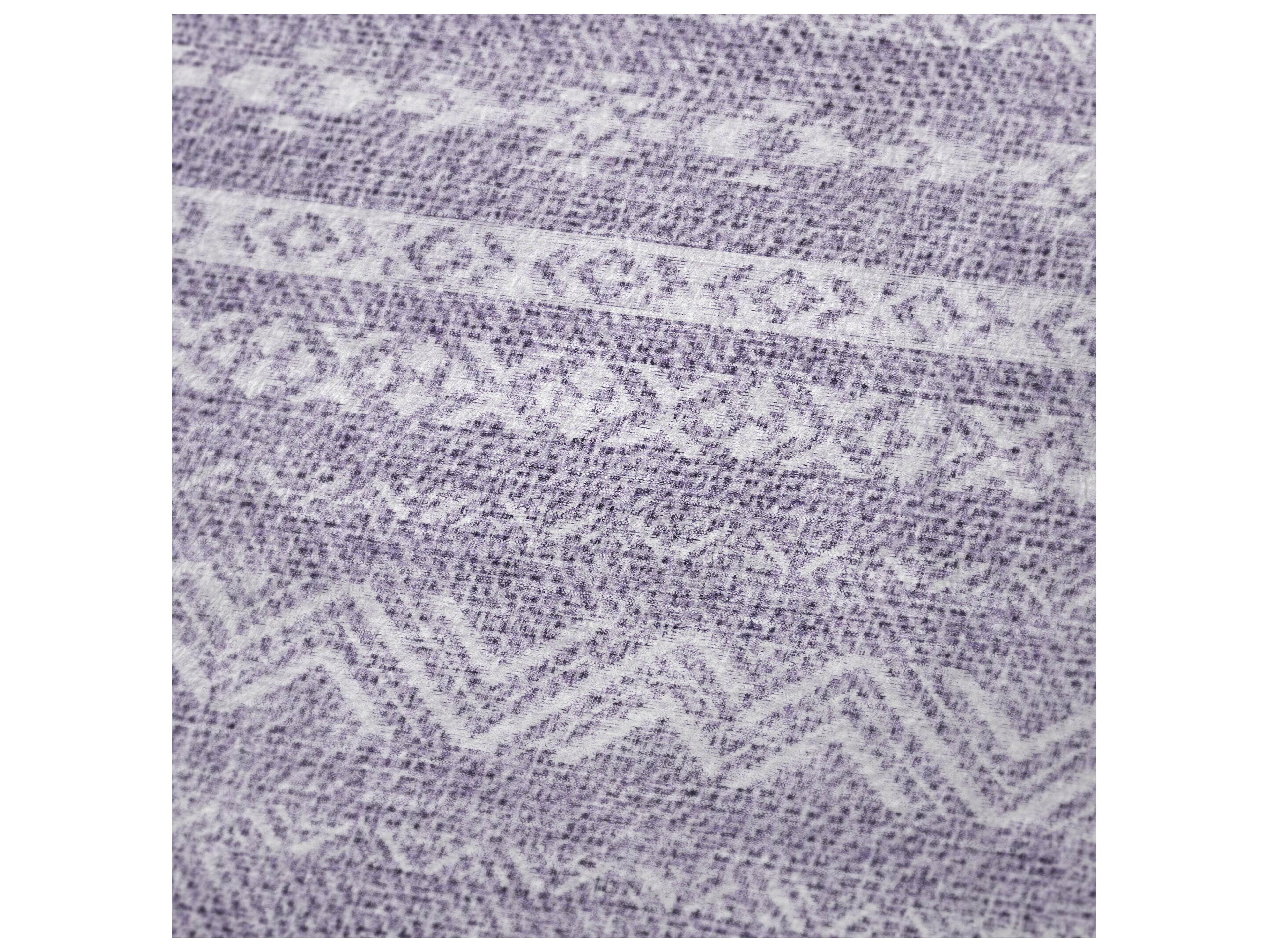 Dalyn Sherpa Purple Polyester Throw