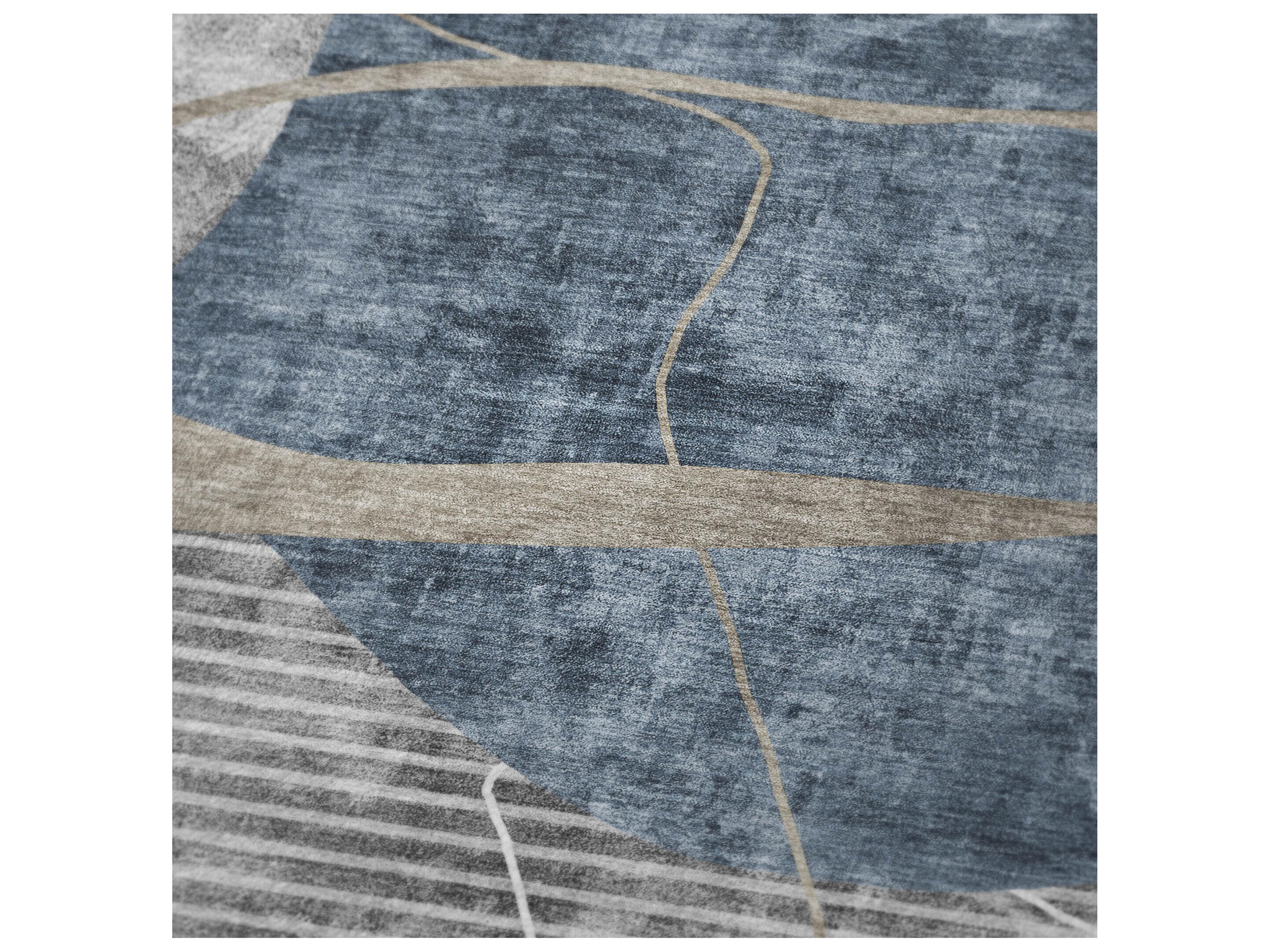 Dalyn Sherpa Blue Polyester Throw