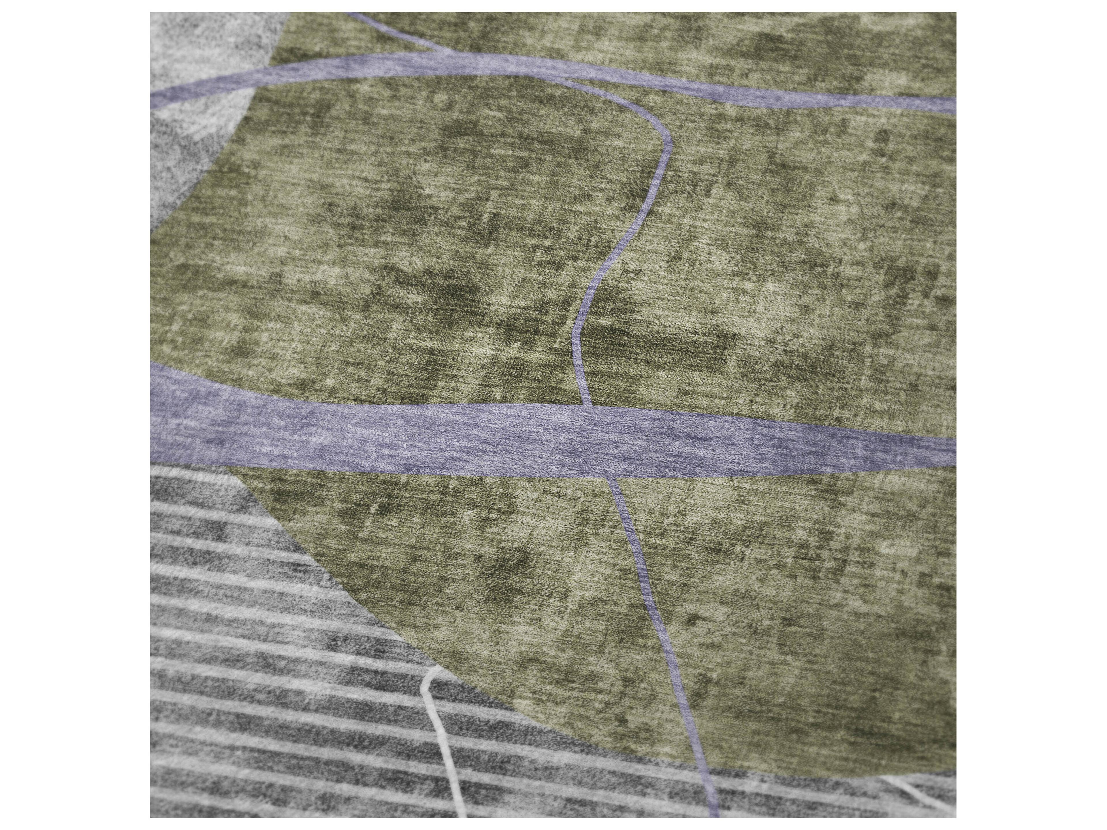 Dalyn Sherpa Green Polyester Throw