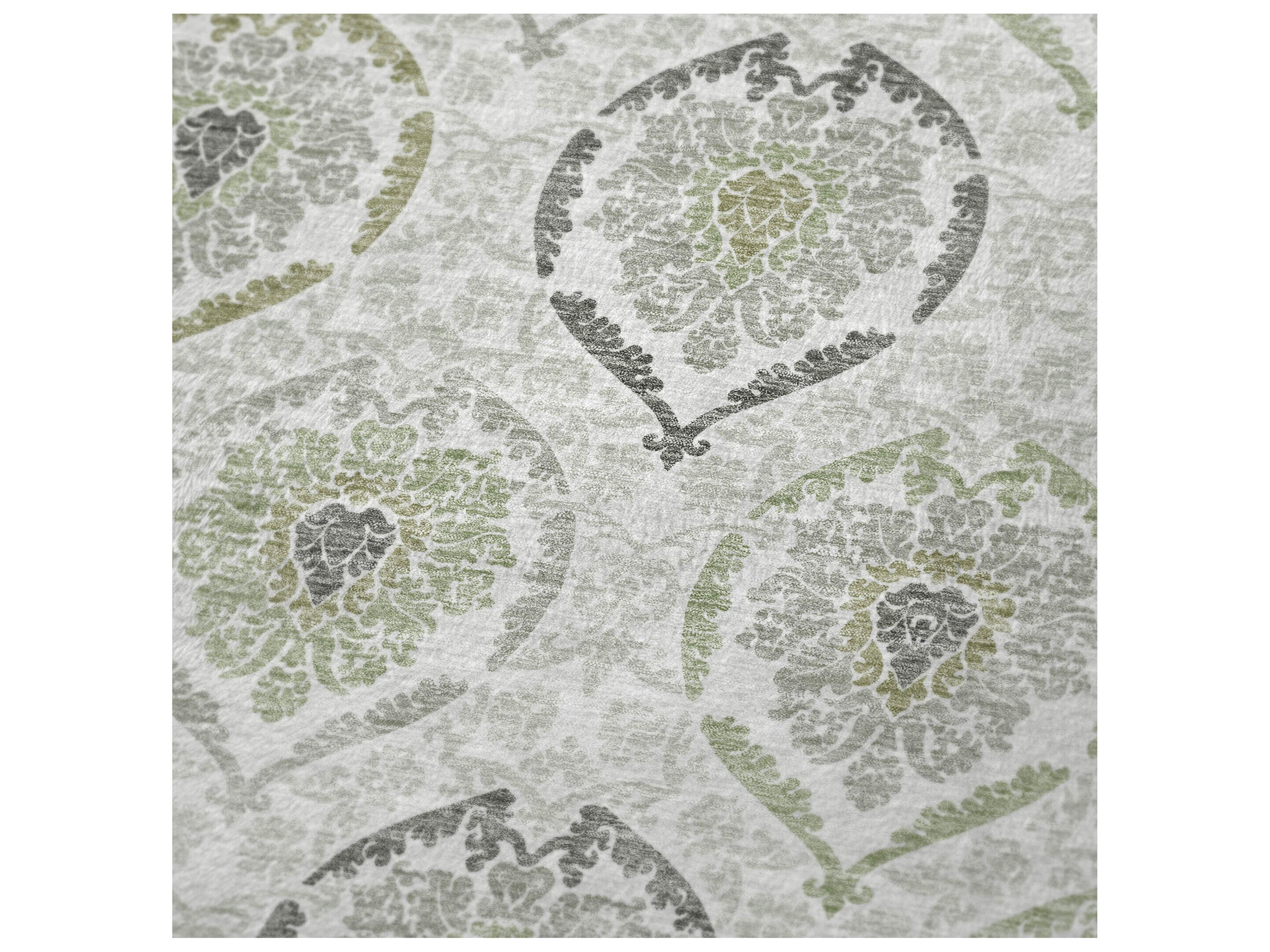 Dalyn Sherpa Green Polyester Throw