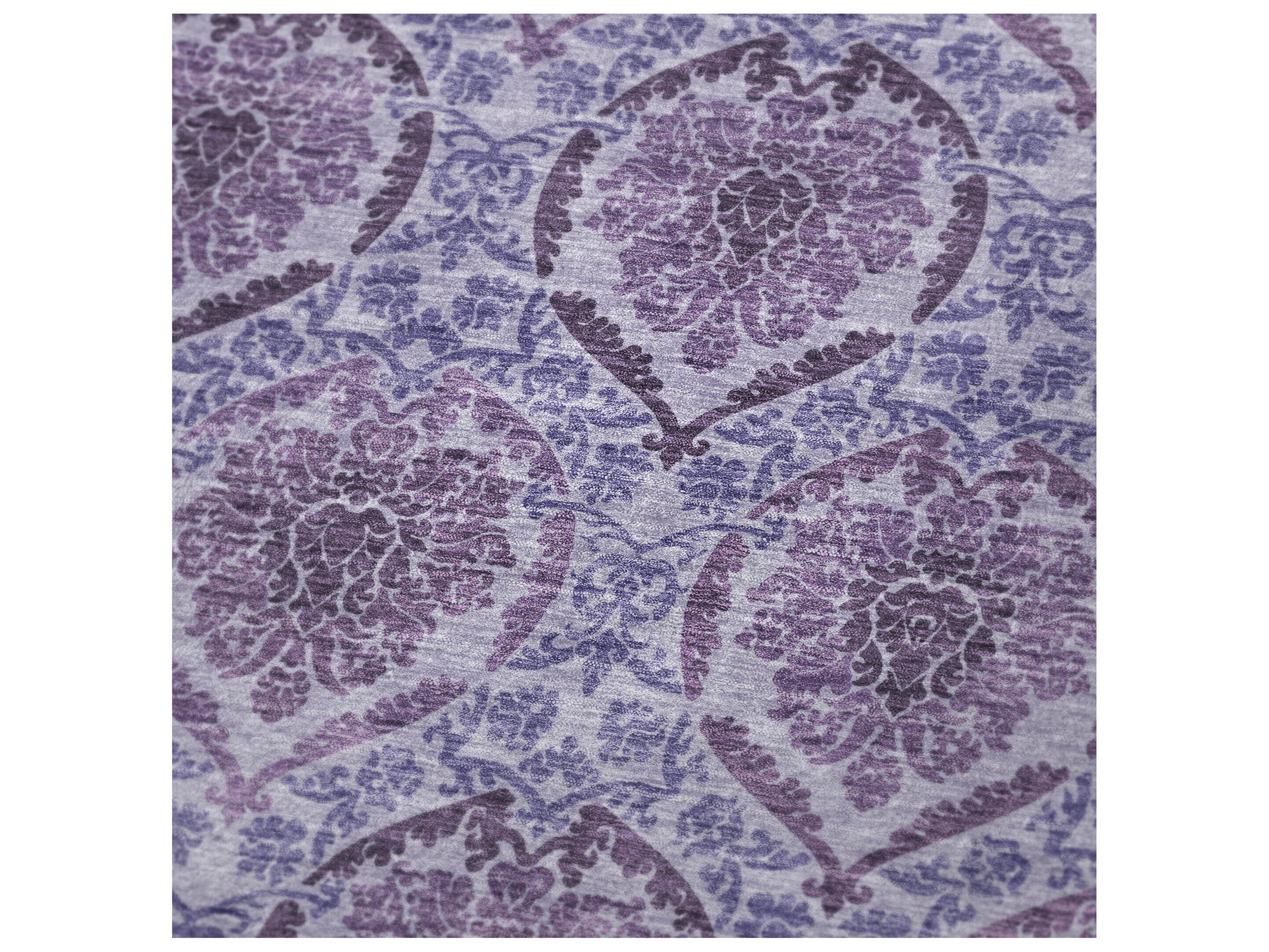 Dalyn Sherpa Purple Polyester Throw