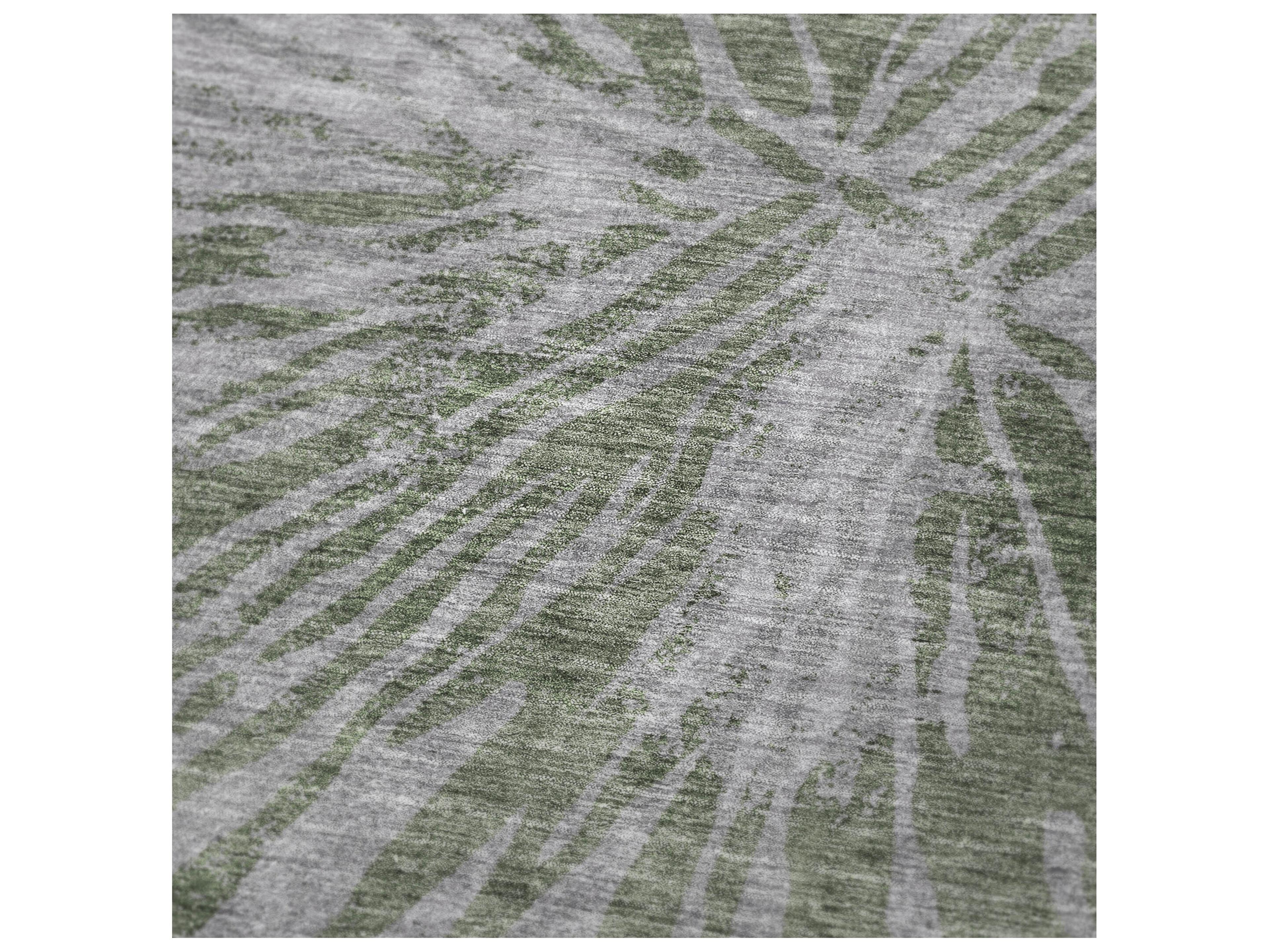 Dalyn Sherpa Green Polyester Throw