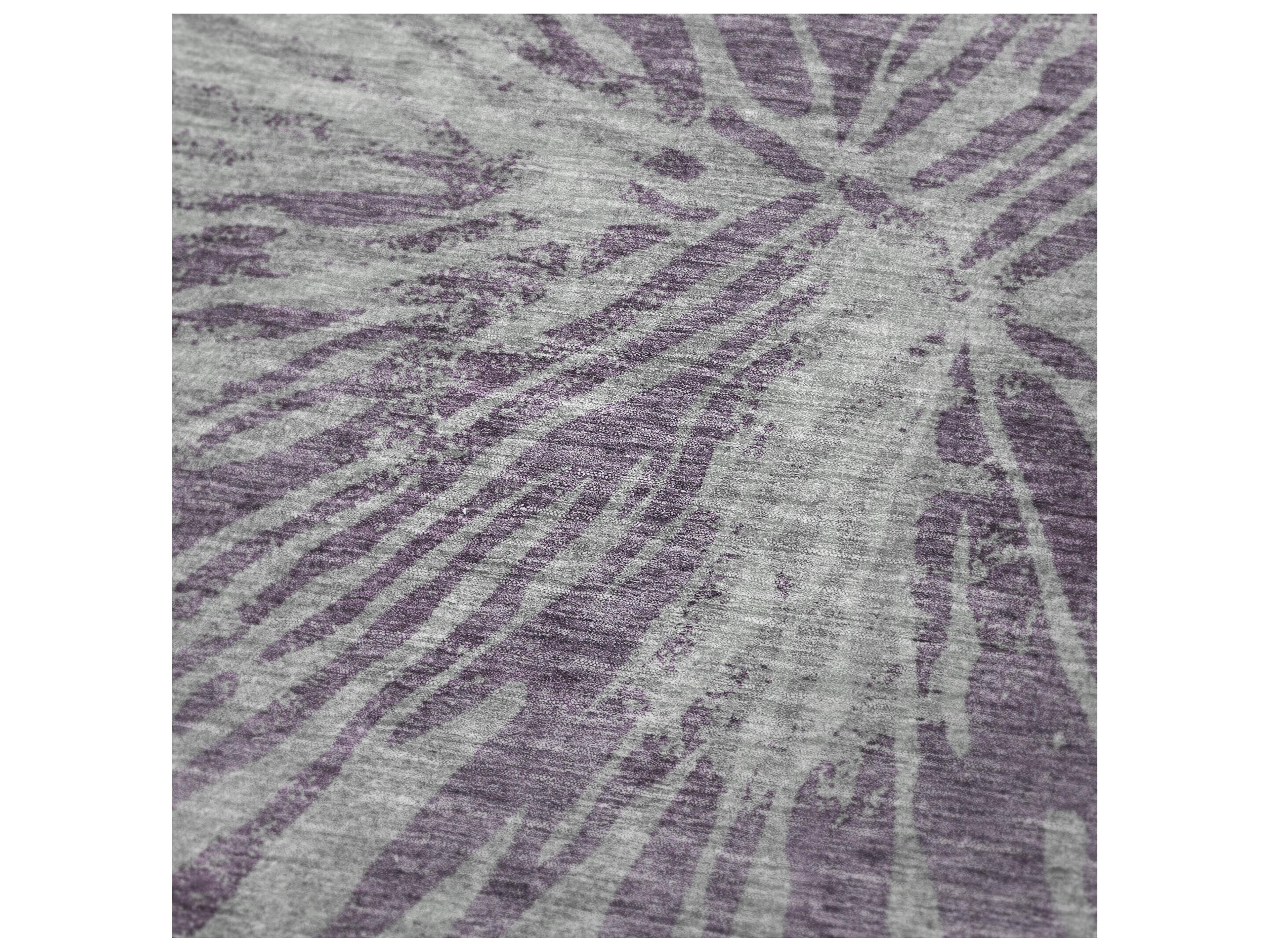 Dalyn Sherpa Purple Polyester Throw