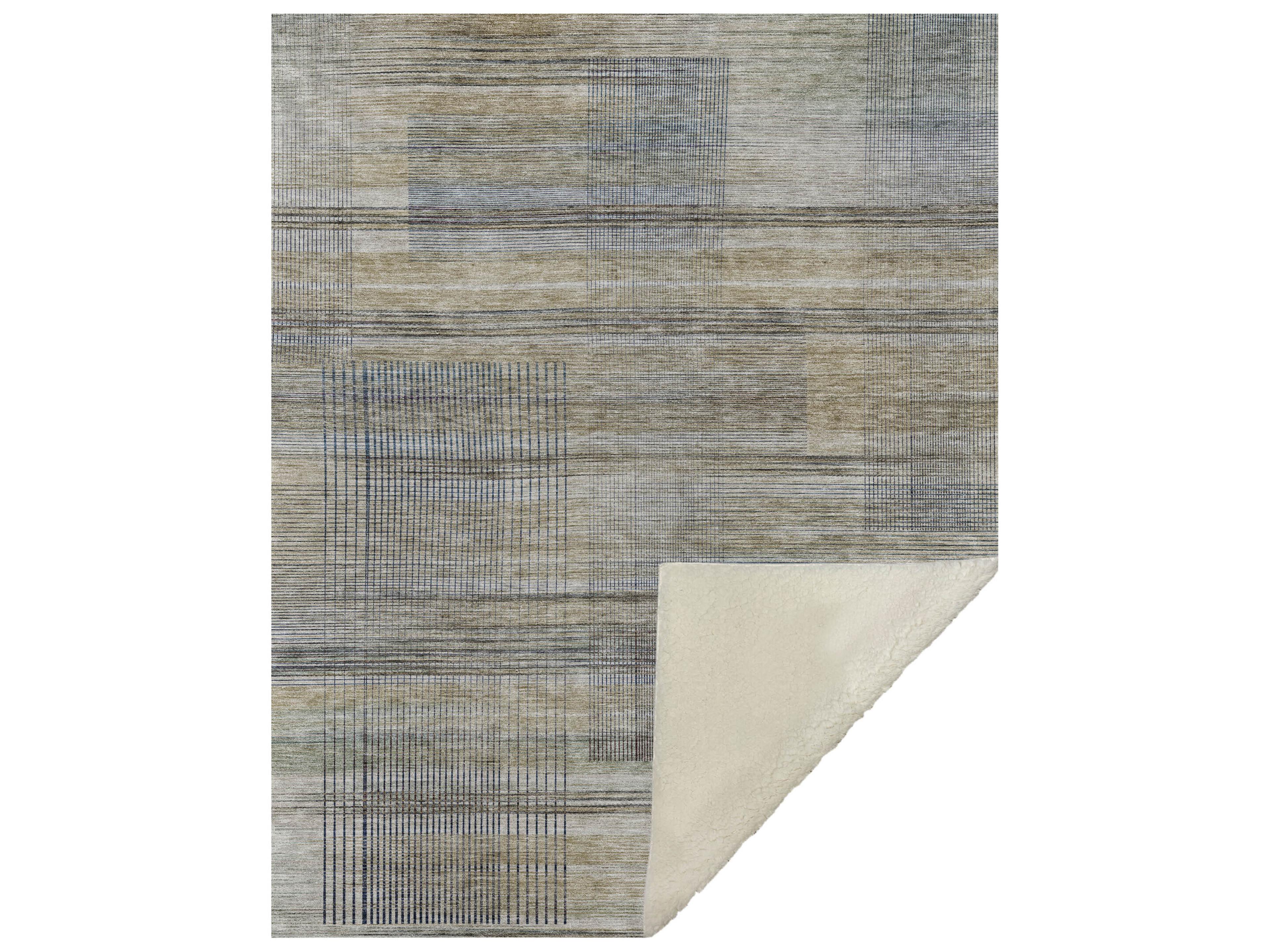 Sherpa Brown Polyester Throw