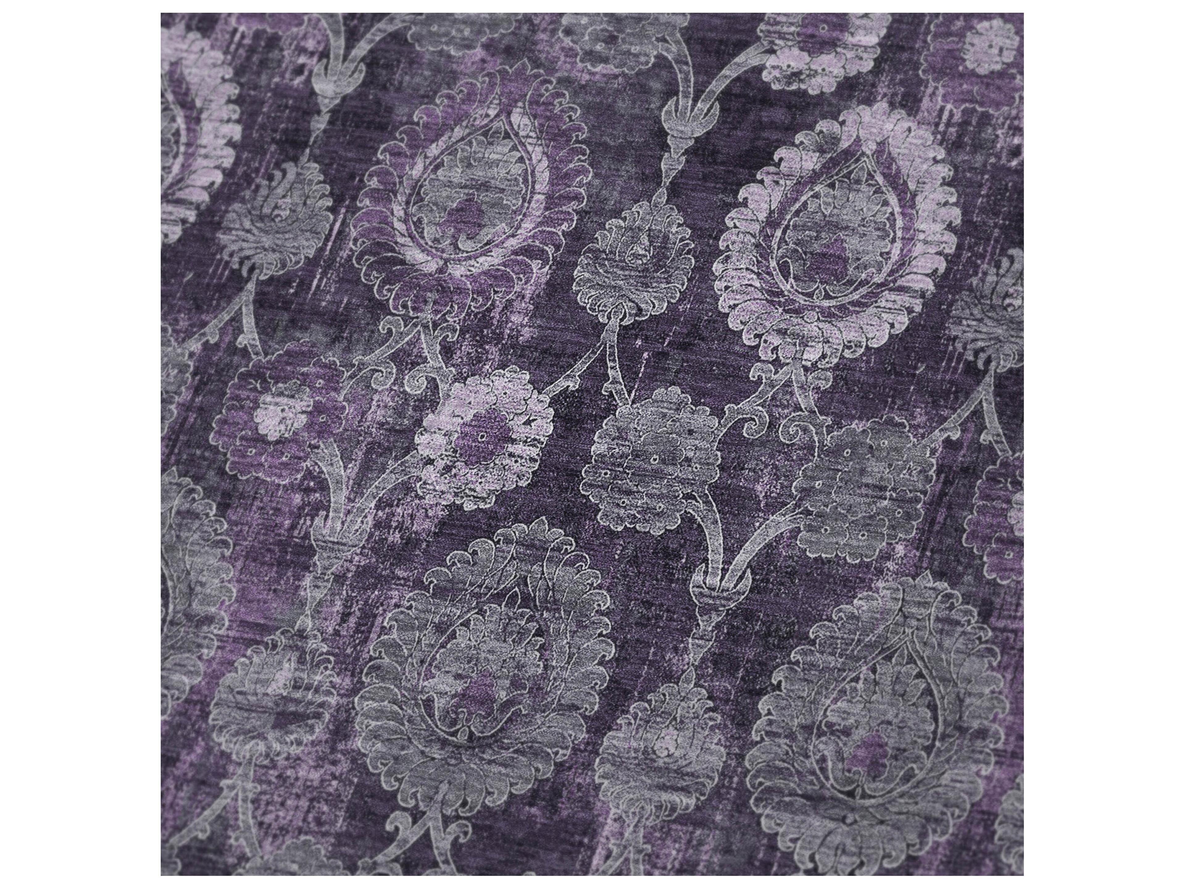 Dalyn Sherpa Purple Polyester Throw
