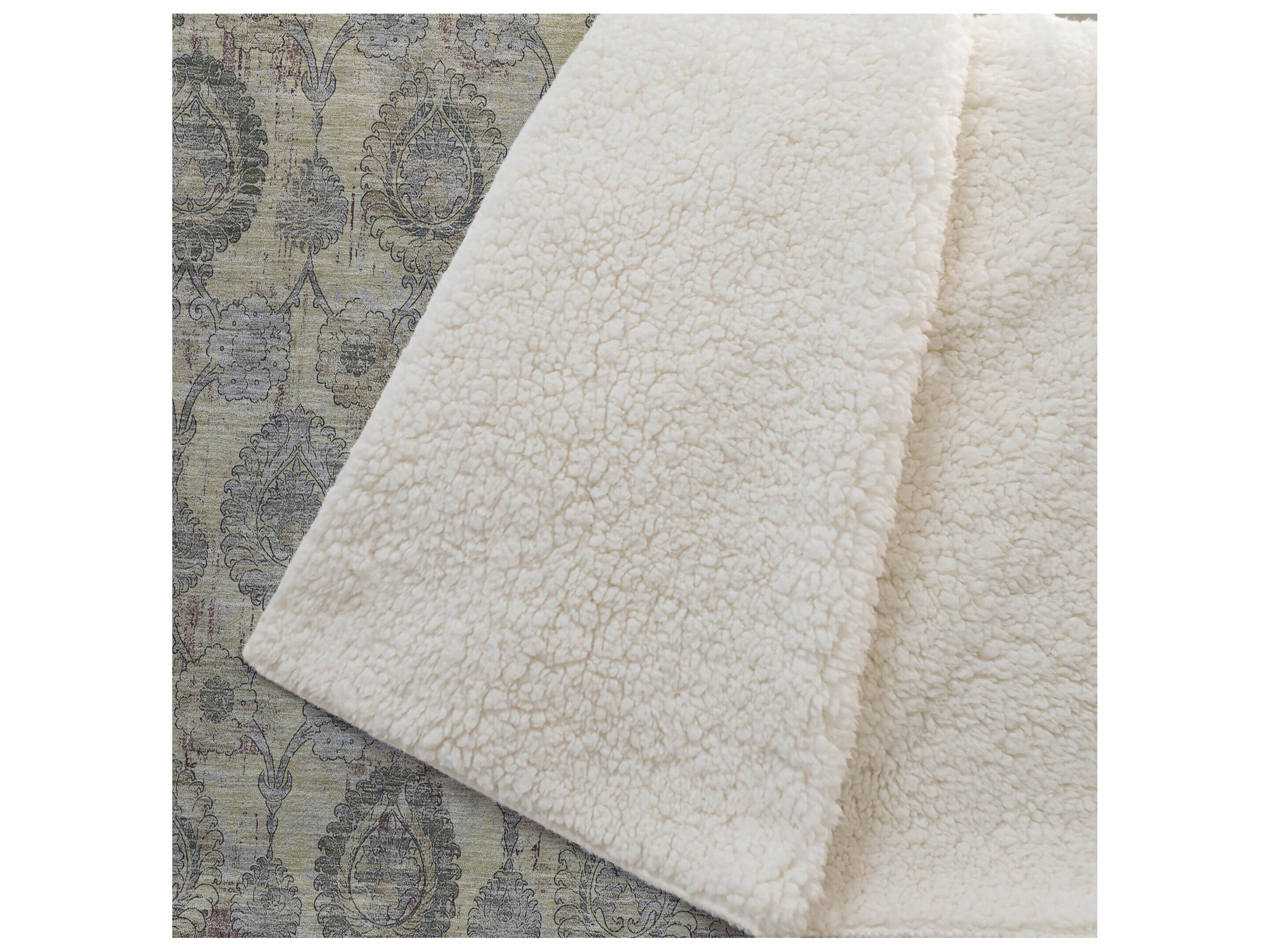Dalyn Sherpa Gold Polyester Throw