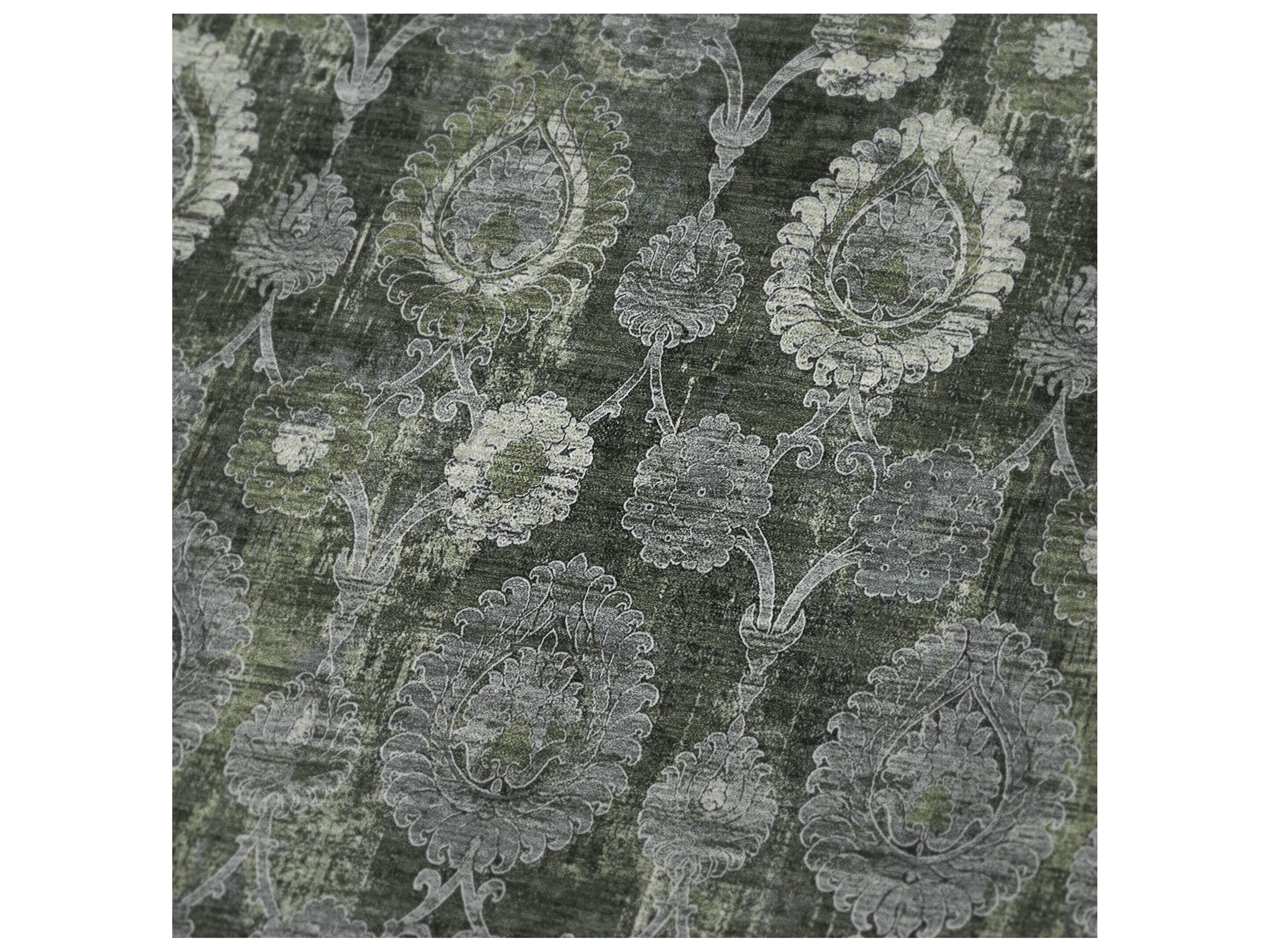 Dalyn Sherpa Green Polyester Throw