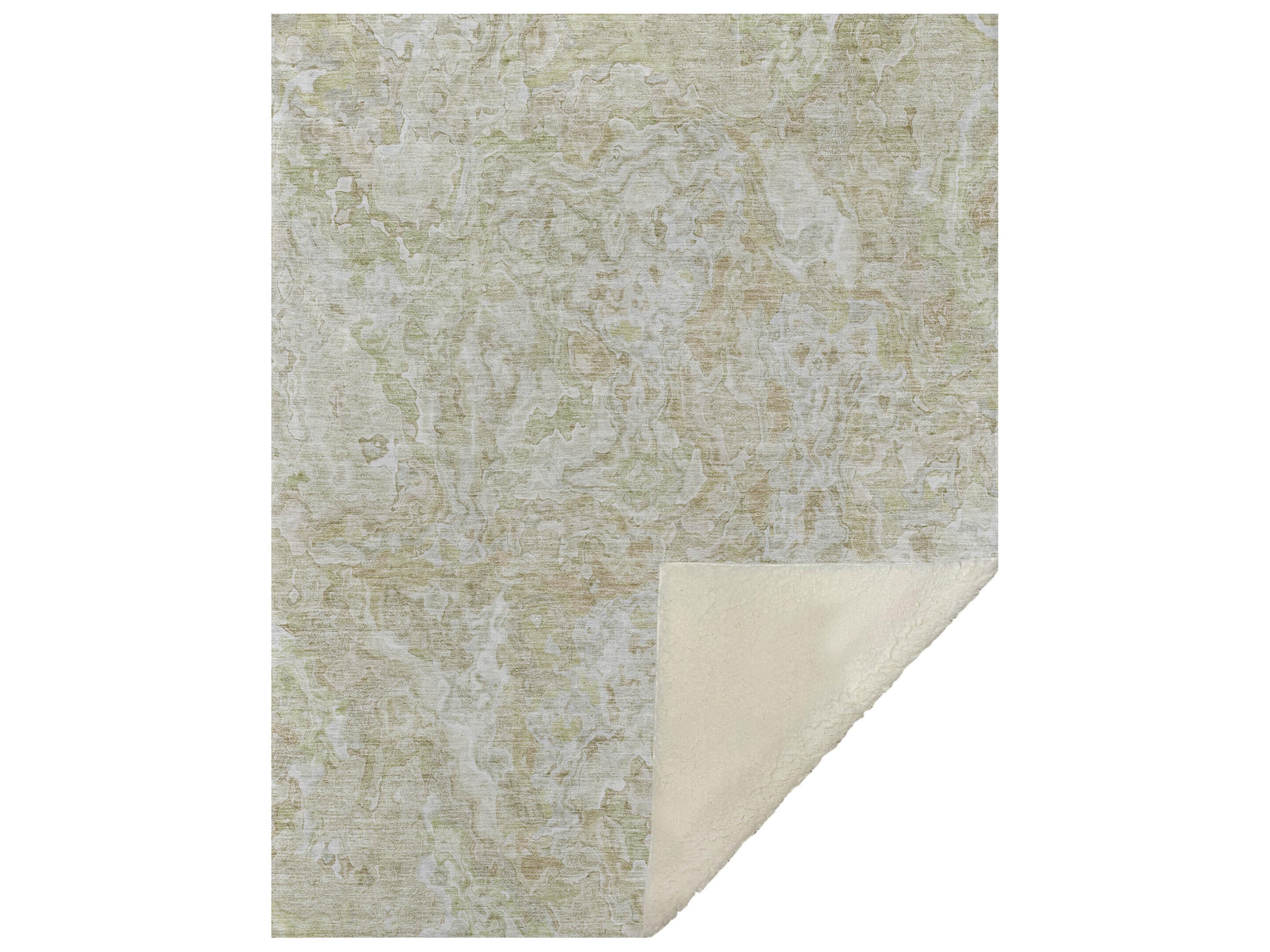 Sherpa Brown Polyester Throw