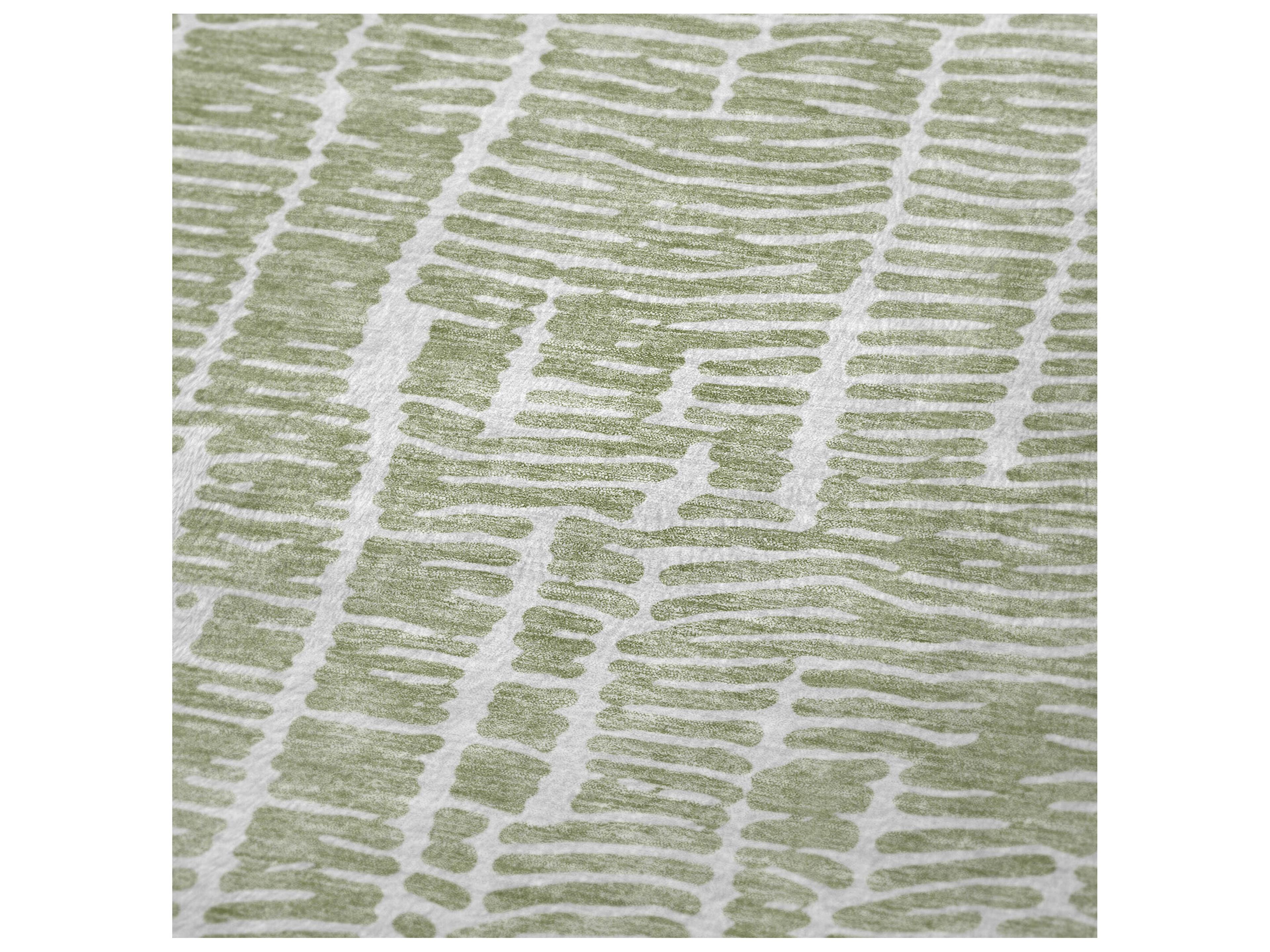 Dalyn Sherpa Green Polyester Throw