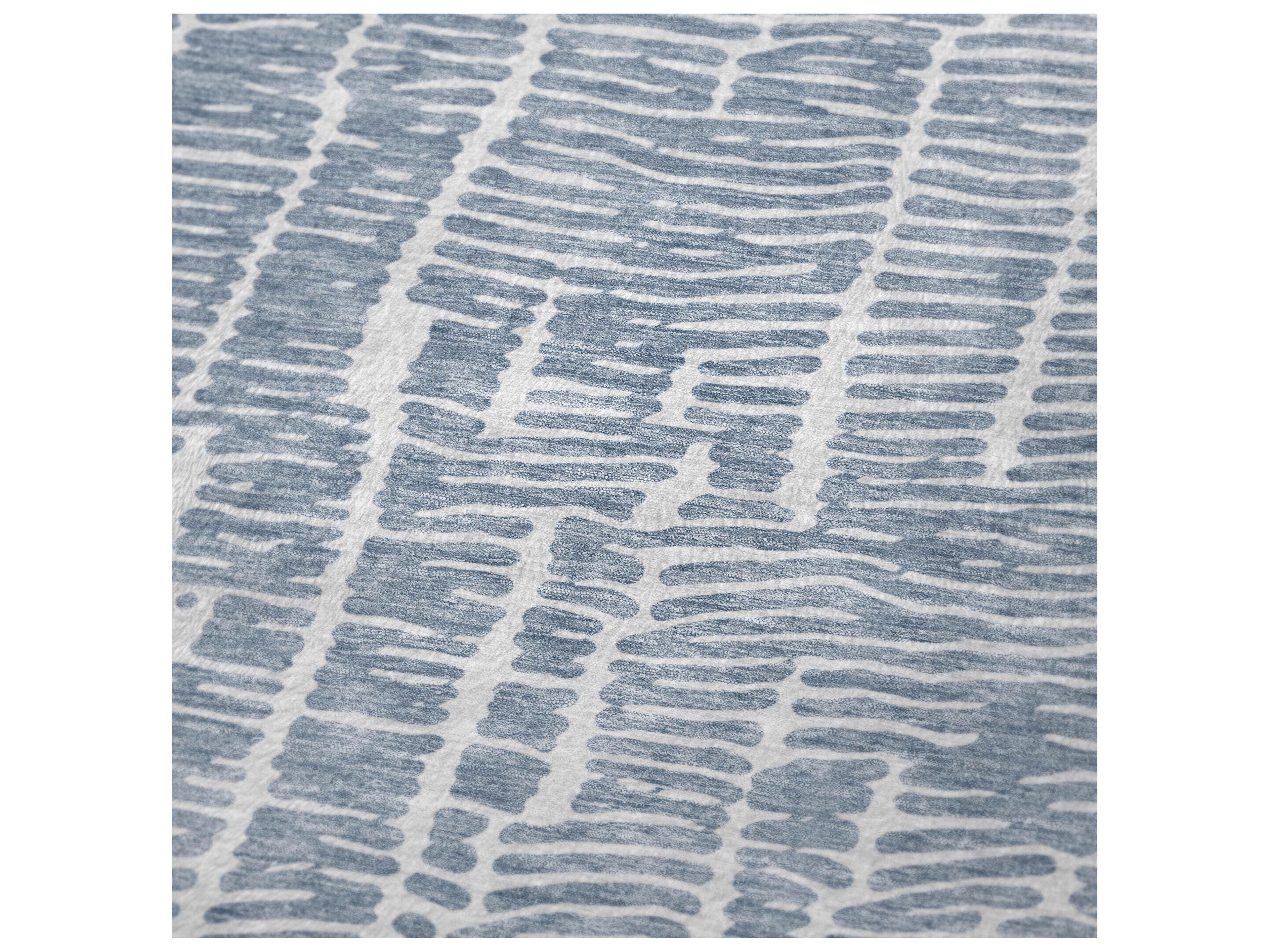 Dalyn Sherpa Blue Polyester Throw
