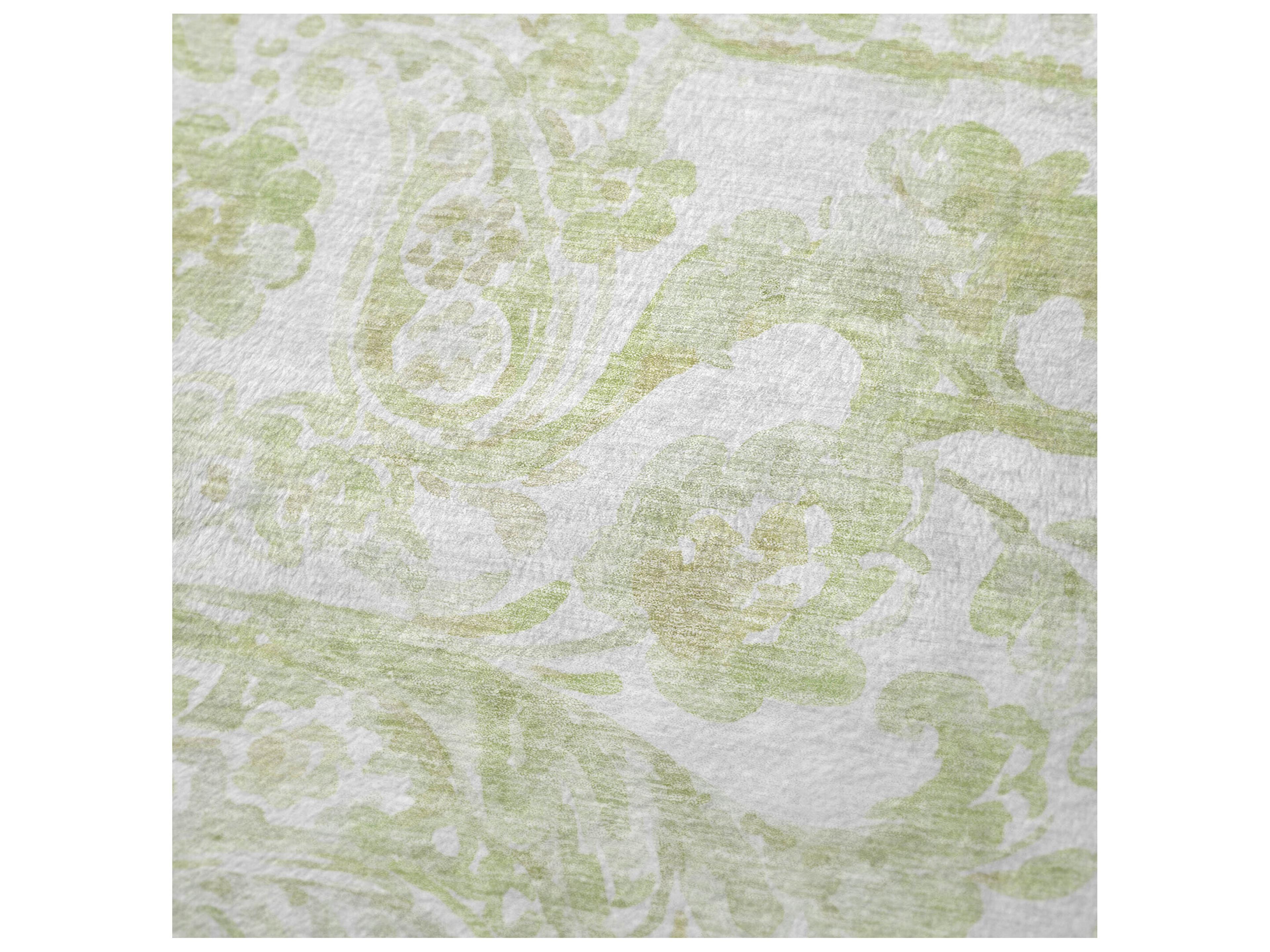 Dalyn Sherpa Green Polyester Throw