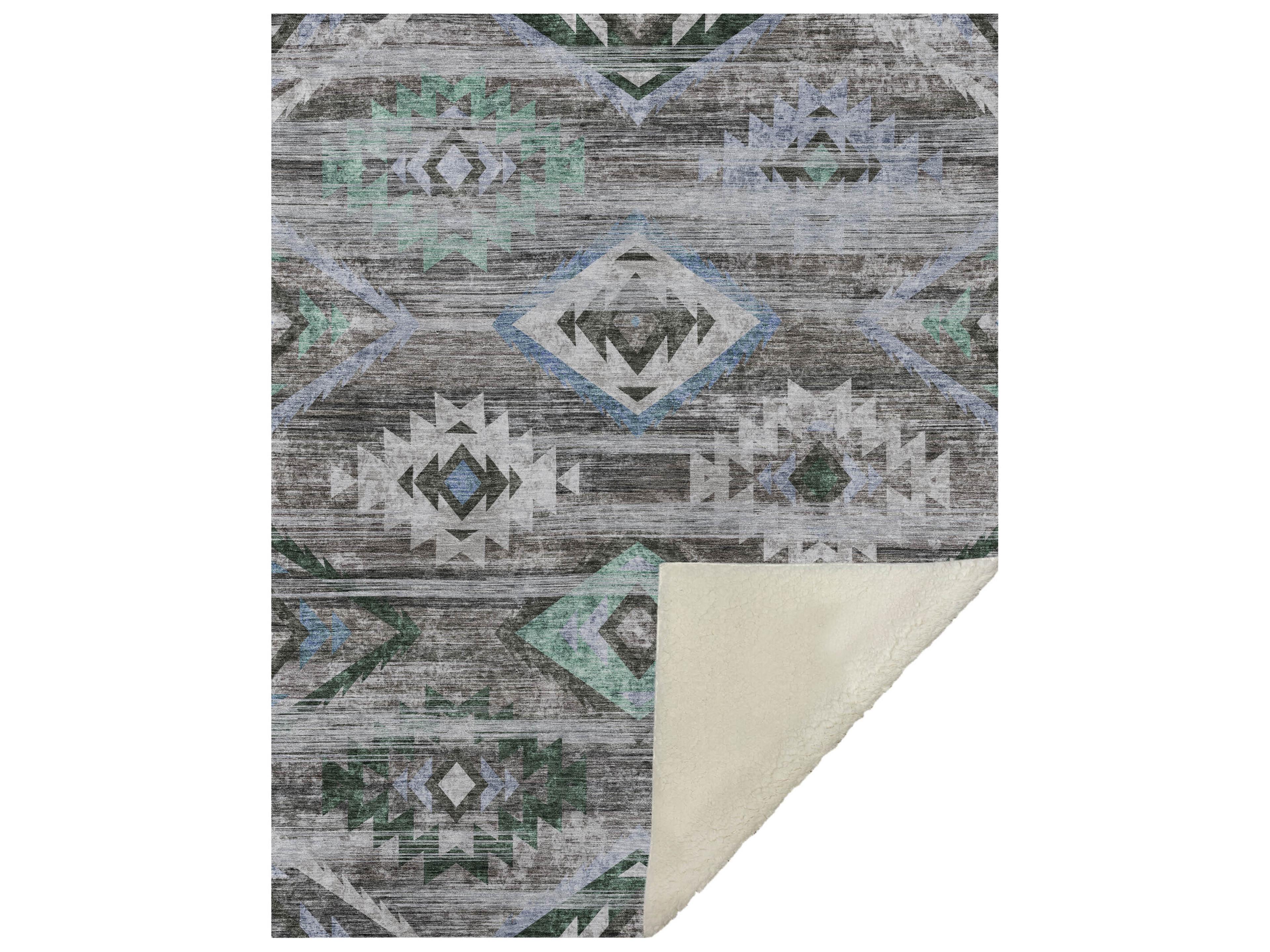 Sherpa Brown Polyester Throw