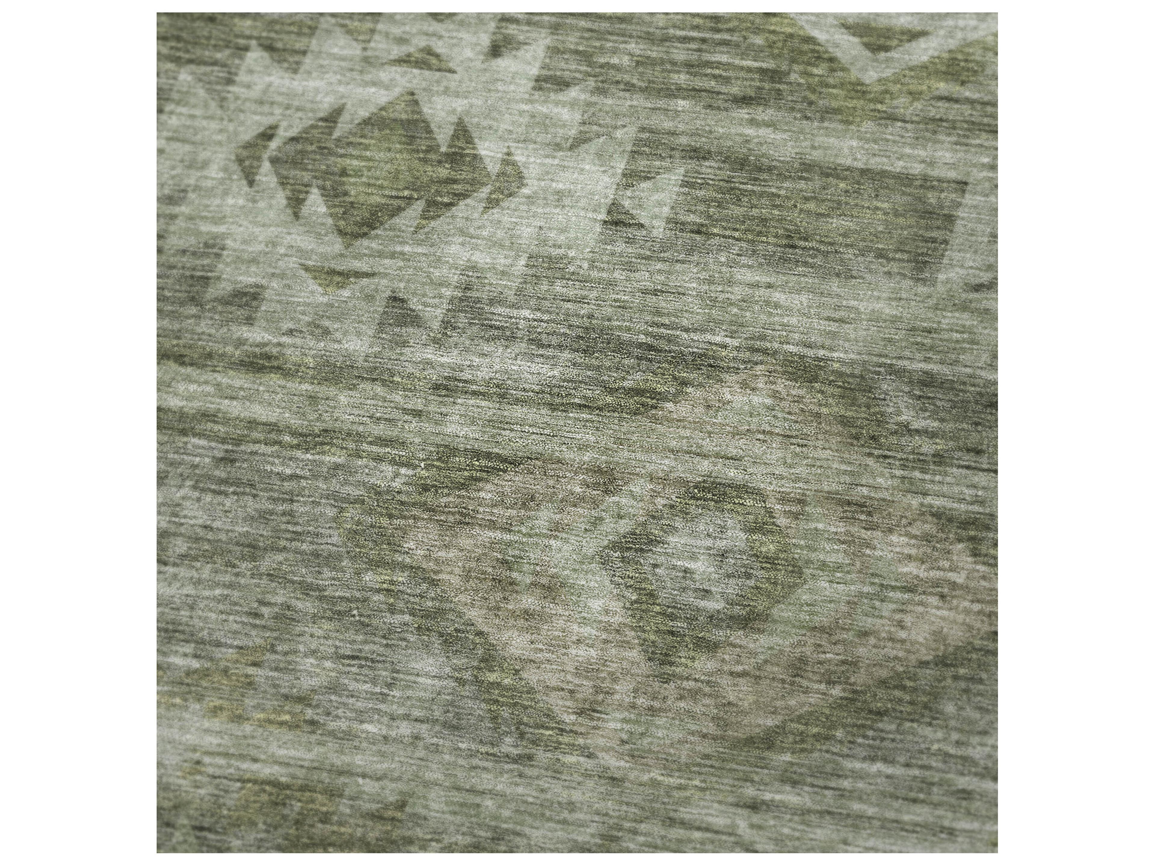 Dalyn Sherpa Green Polyester Throw