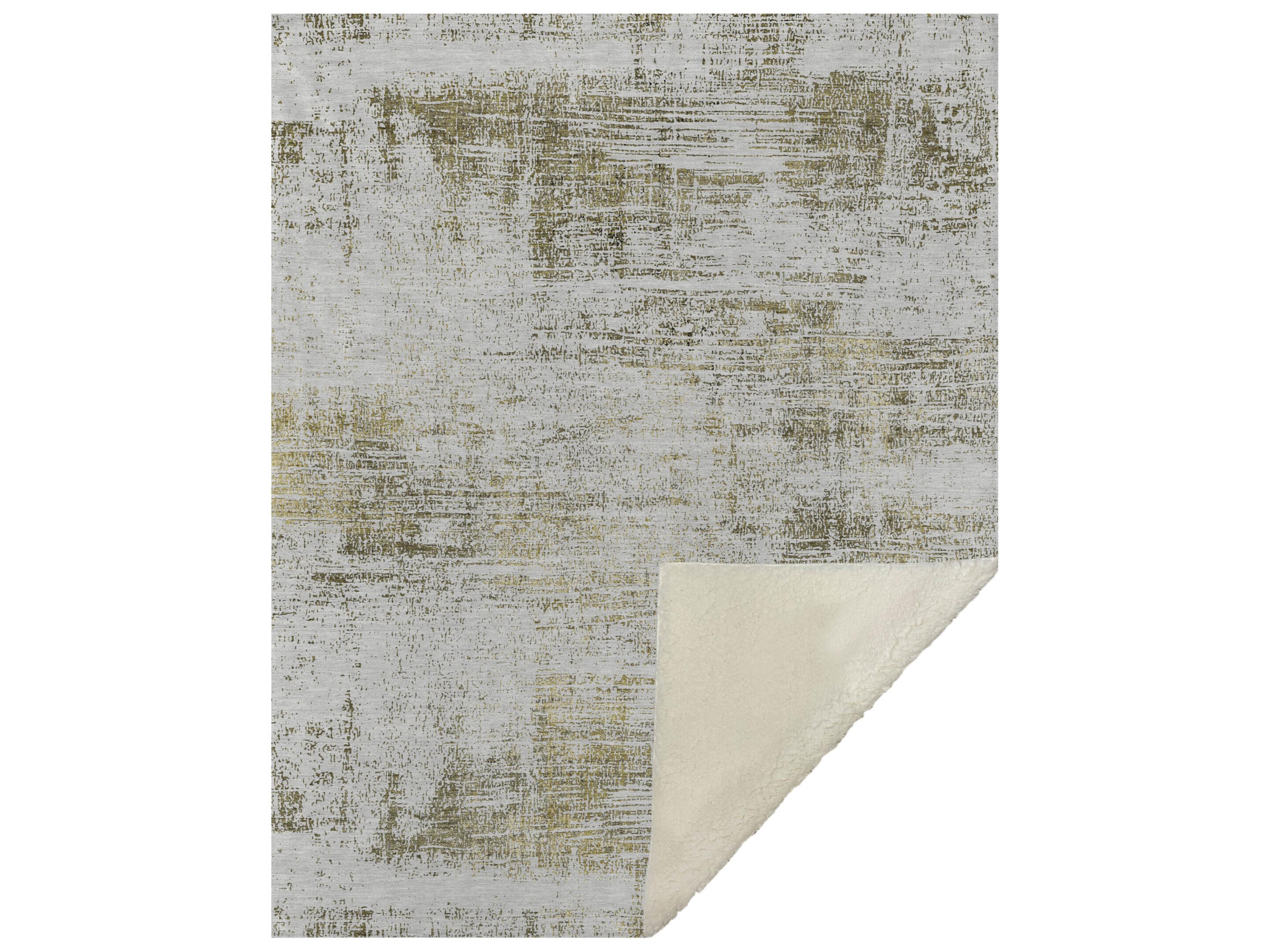 Sherpa Ivory Polyester Throw