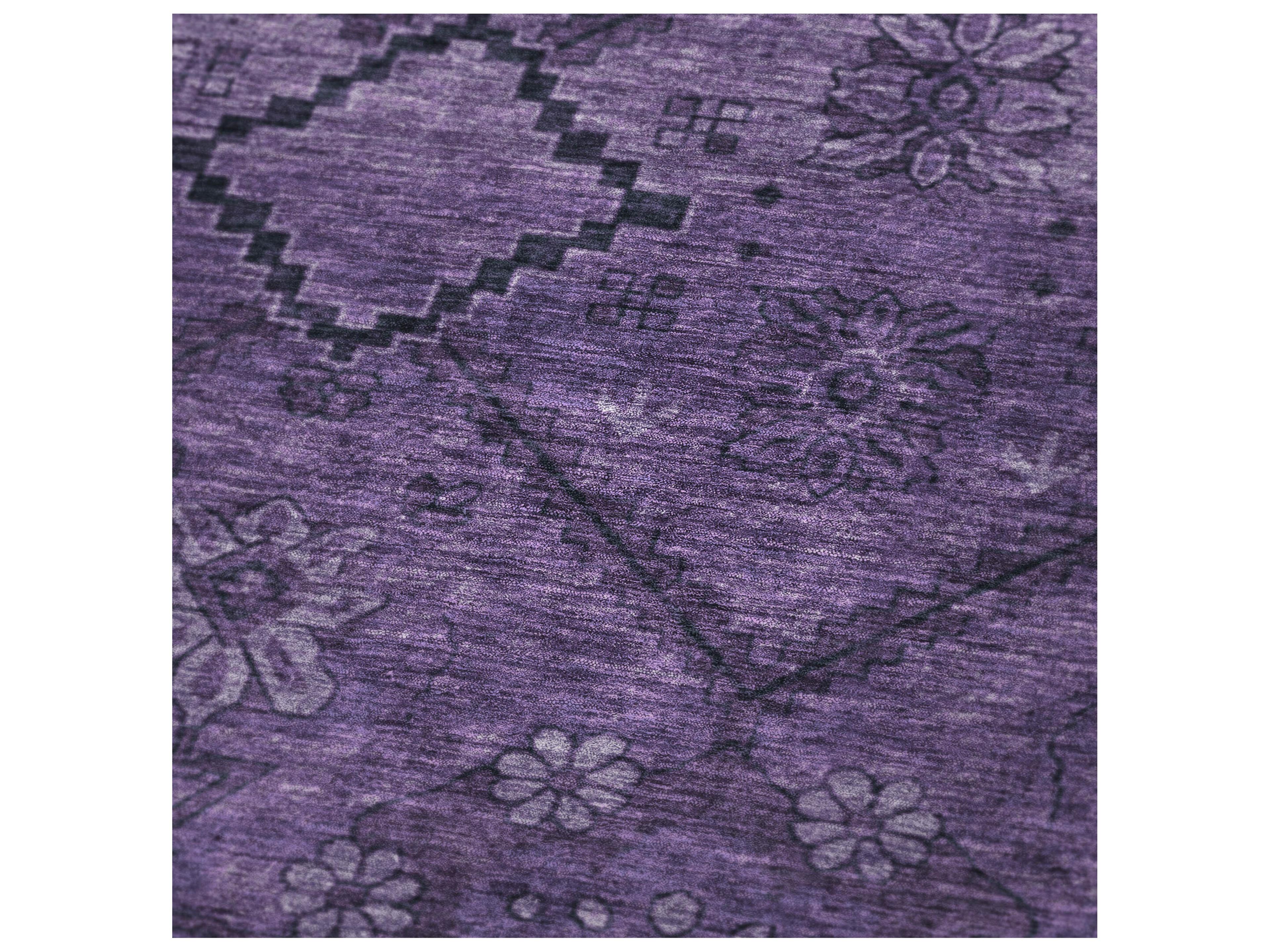 Dalyn Sherpa Purple Polyester Throw