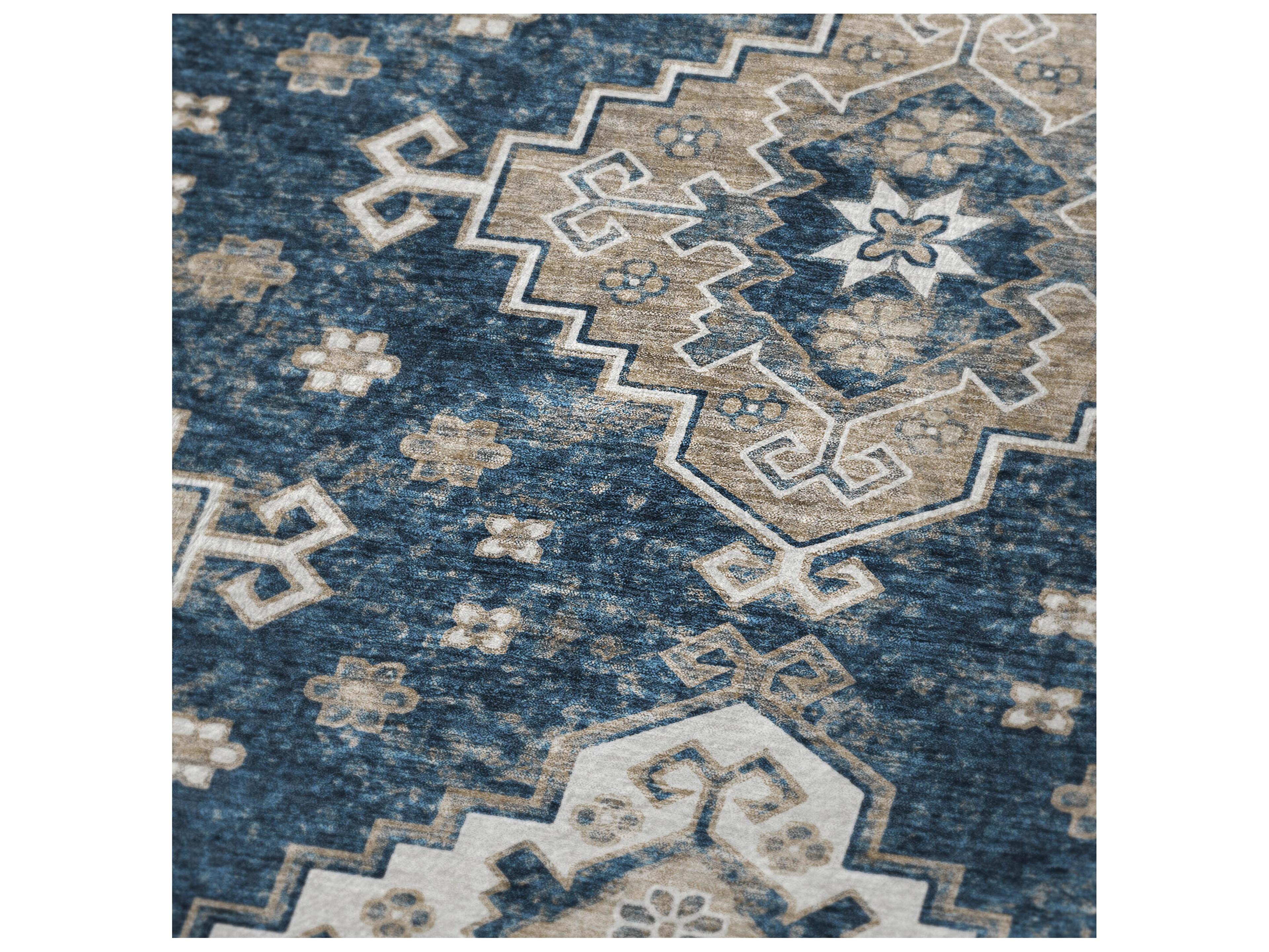 Dalyn Sherpa Blue Polyester Throw