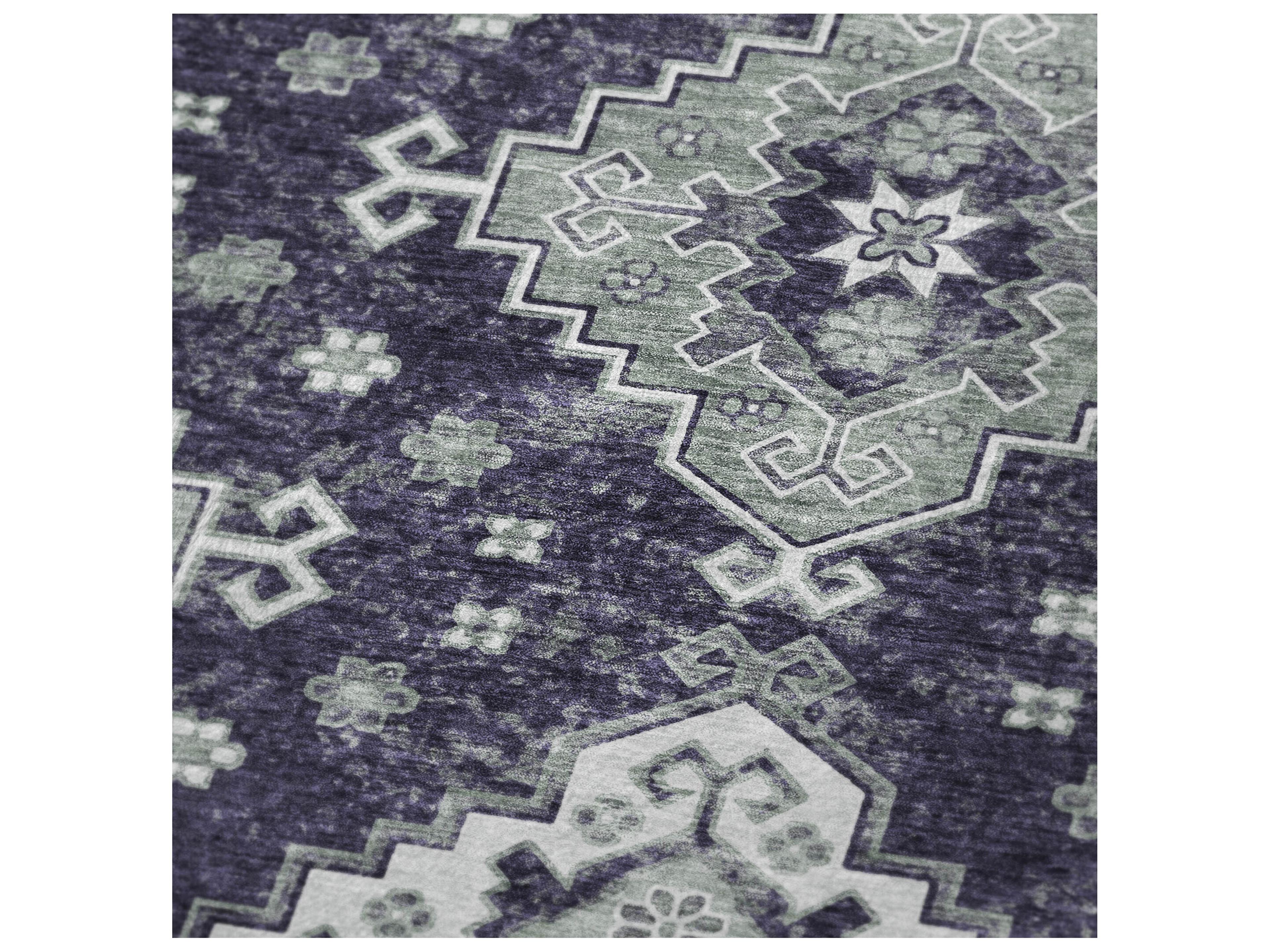 Dalyn Sherpa Purple Polyester Throw