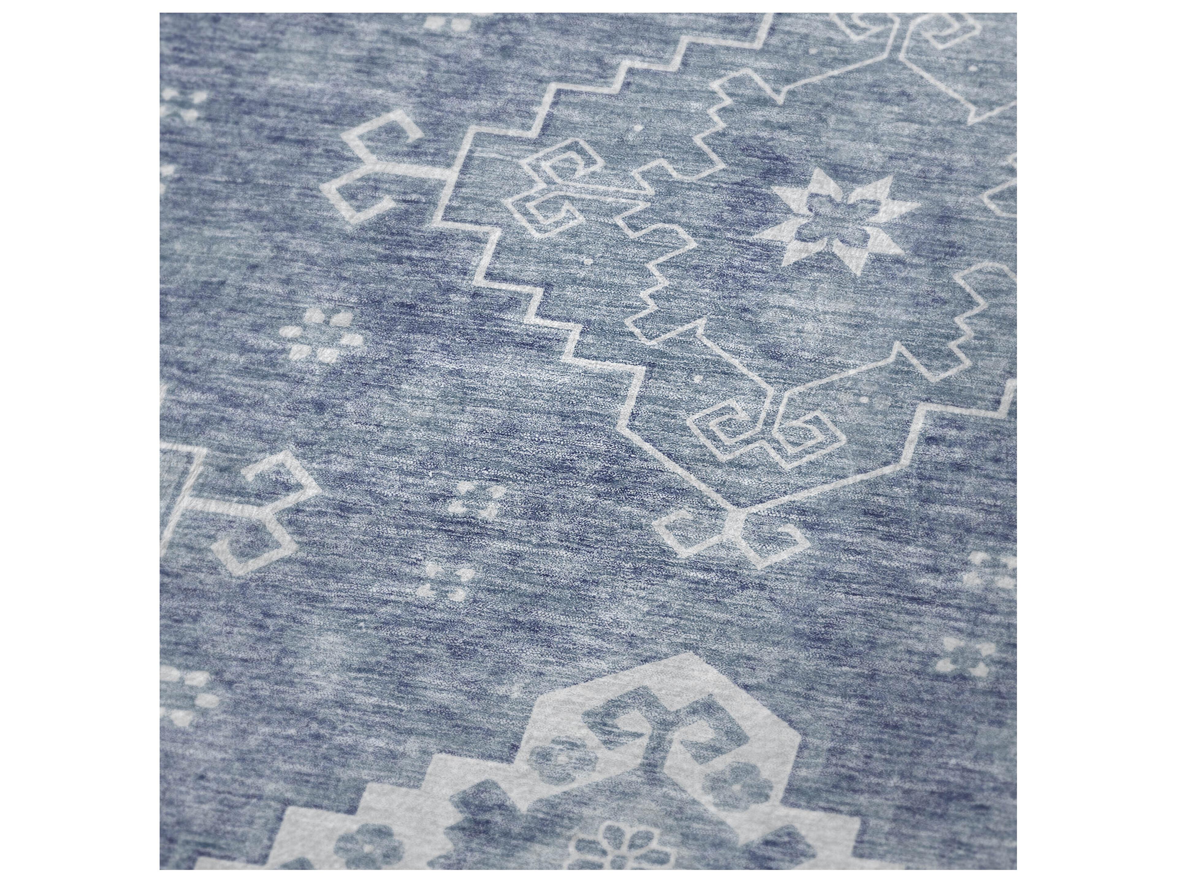 Dalyn Sherpa Blue Polyester Throw