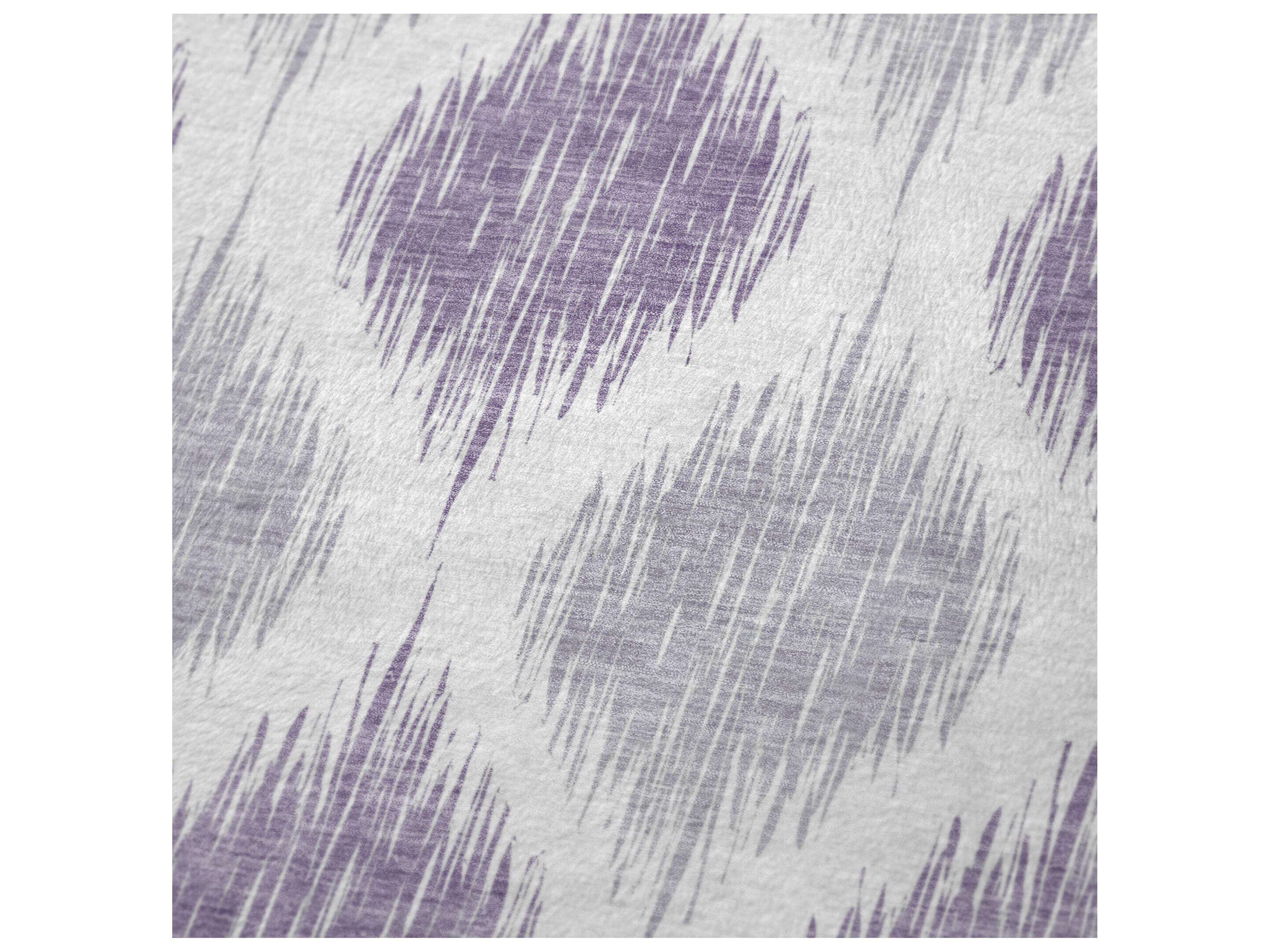 Dalyn Sherpa Purple Polyester Throw