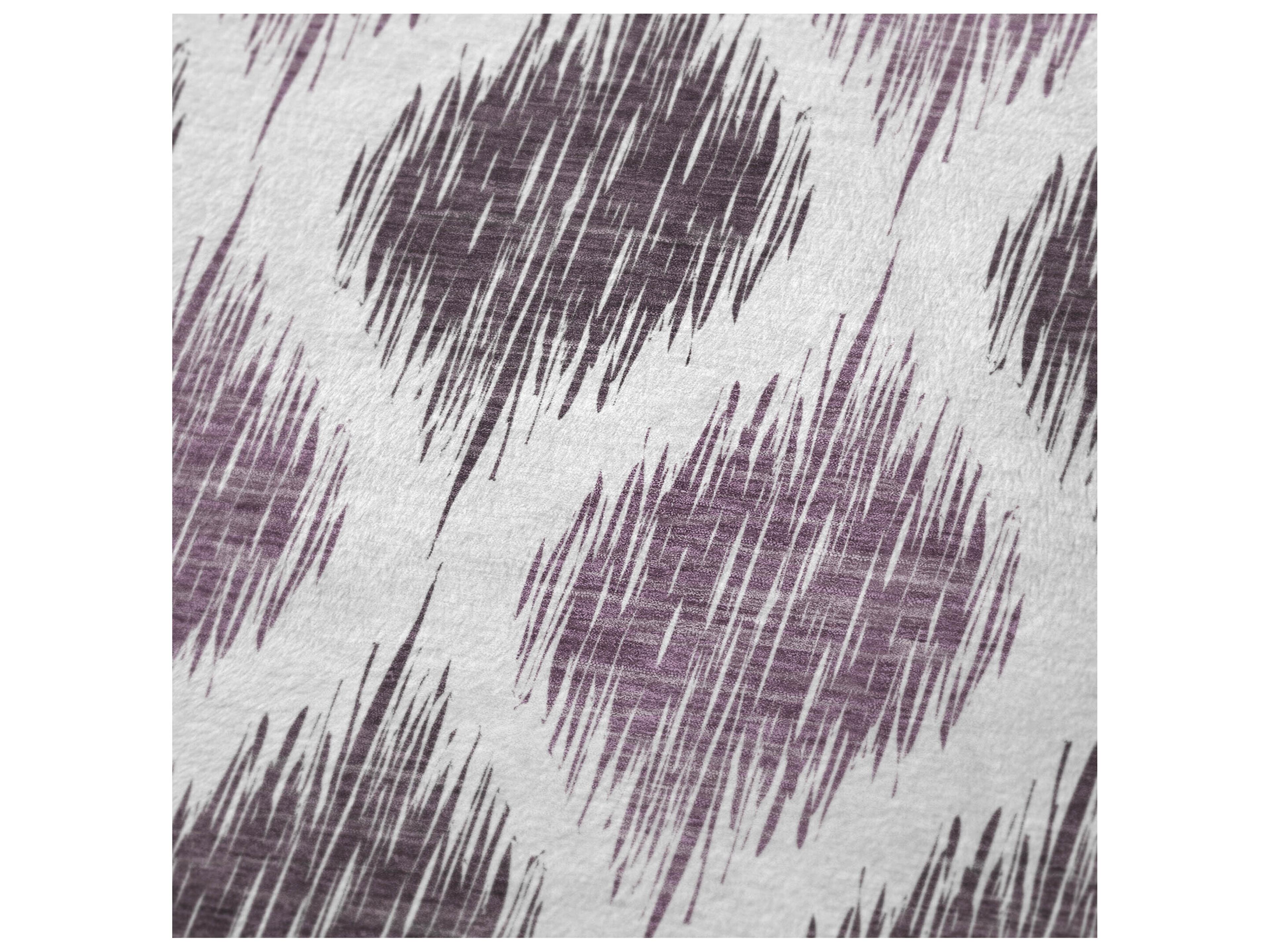 Dalyn Sherpa Purple Polyester Throw